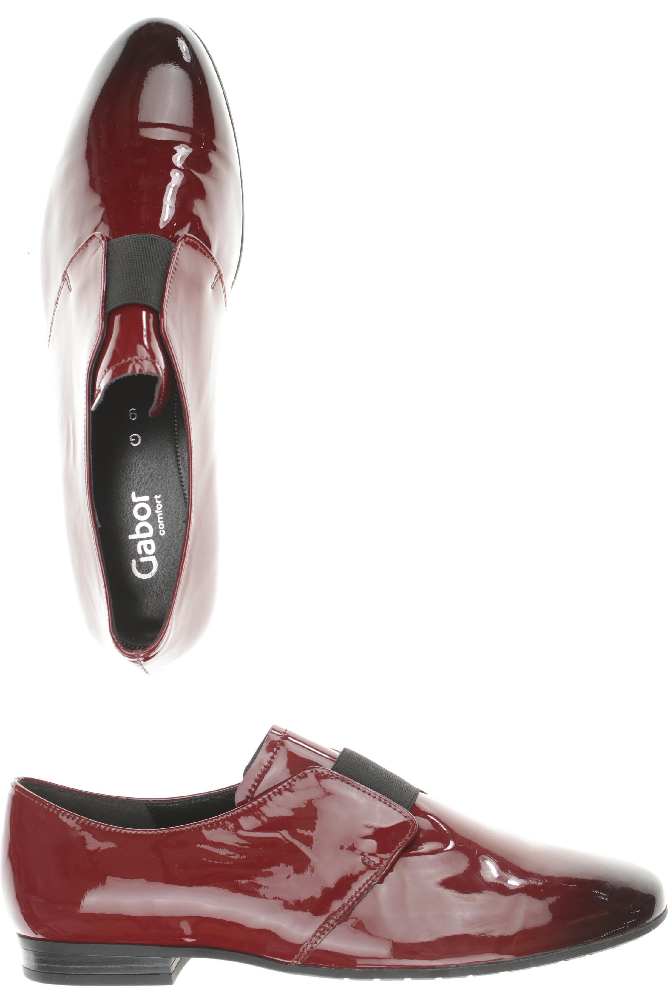 

Gabor Damen Halbschuh, rot, Gr. 9