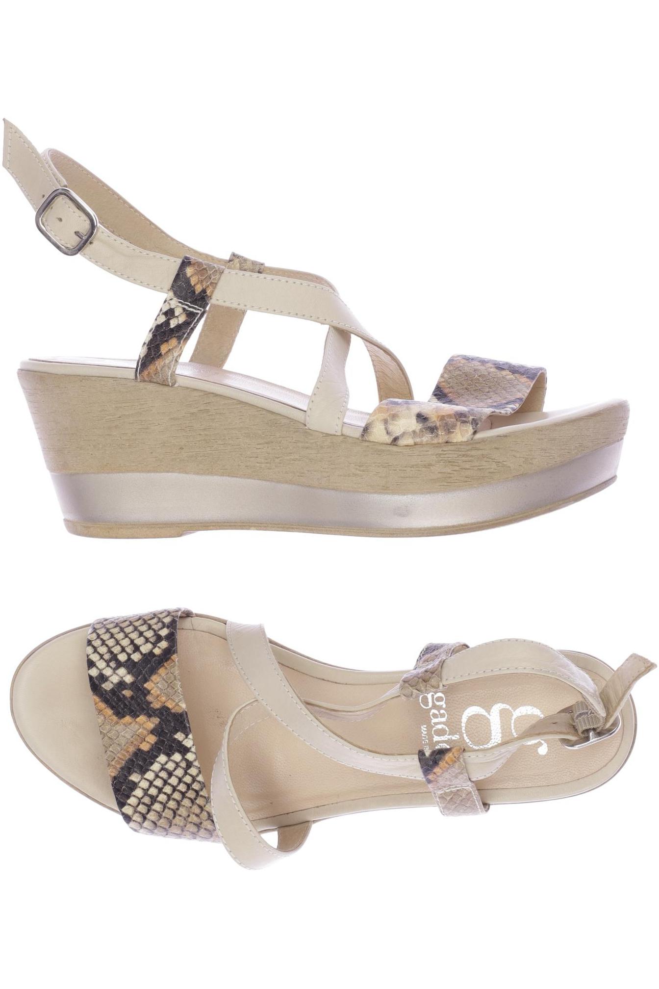 

gadea Damen Sandale, beige, Gr. 39