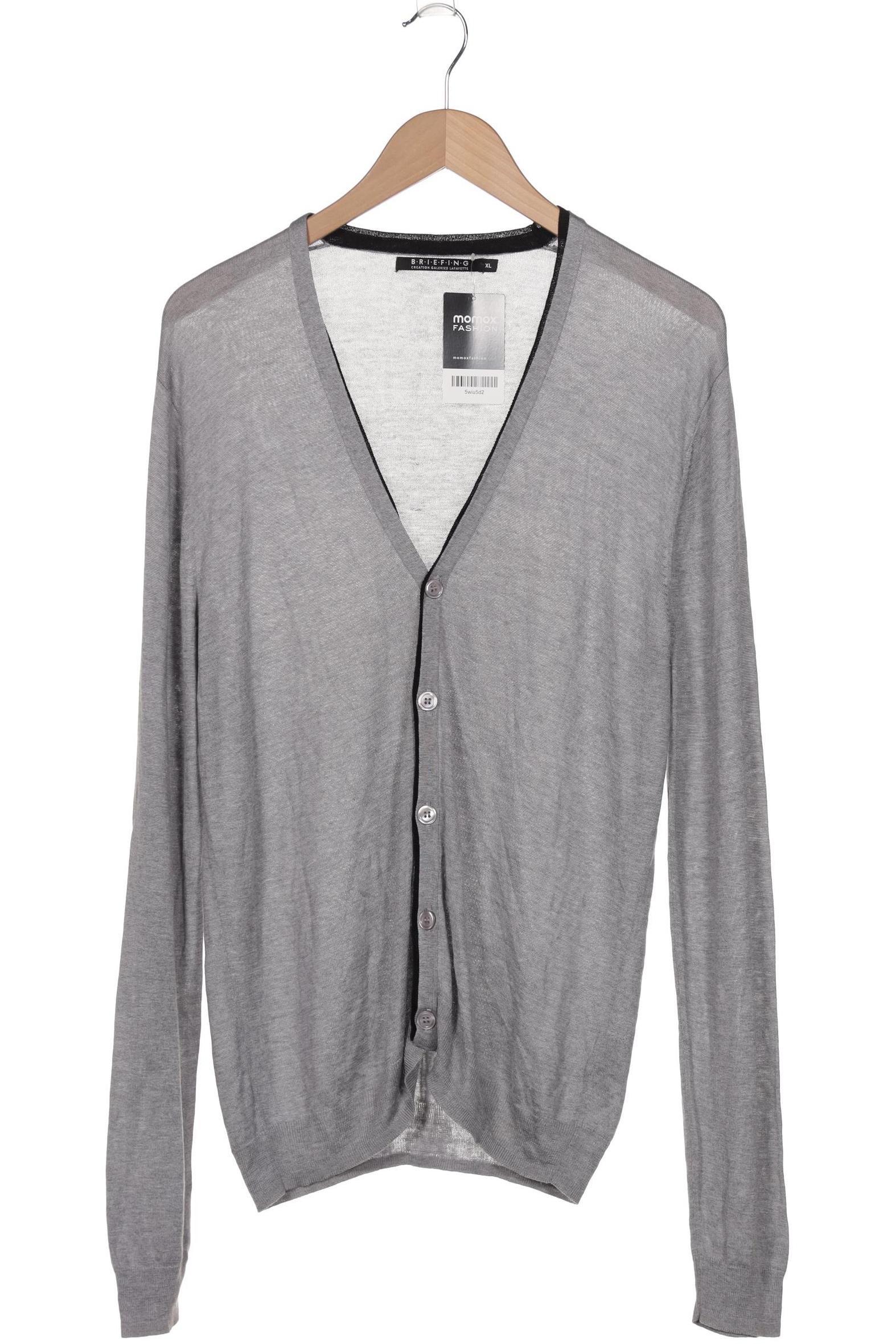 

Galeries Lafayette Herren Strickjacke, grau, Gr. 54