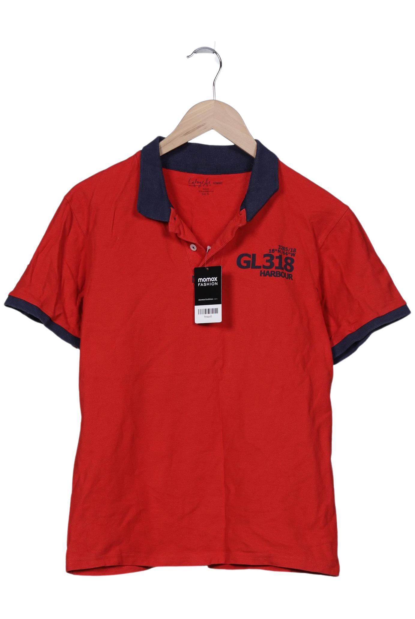 

Galeries Lafayette Herren Poloshirt, rot, Gr. 54