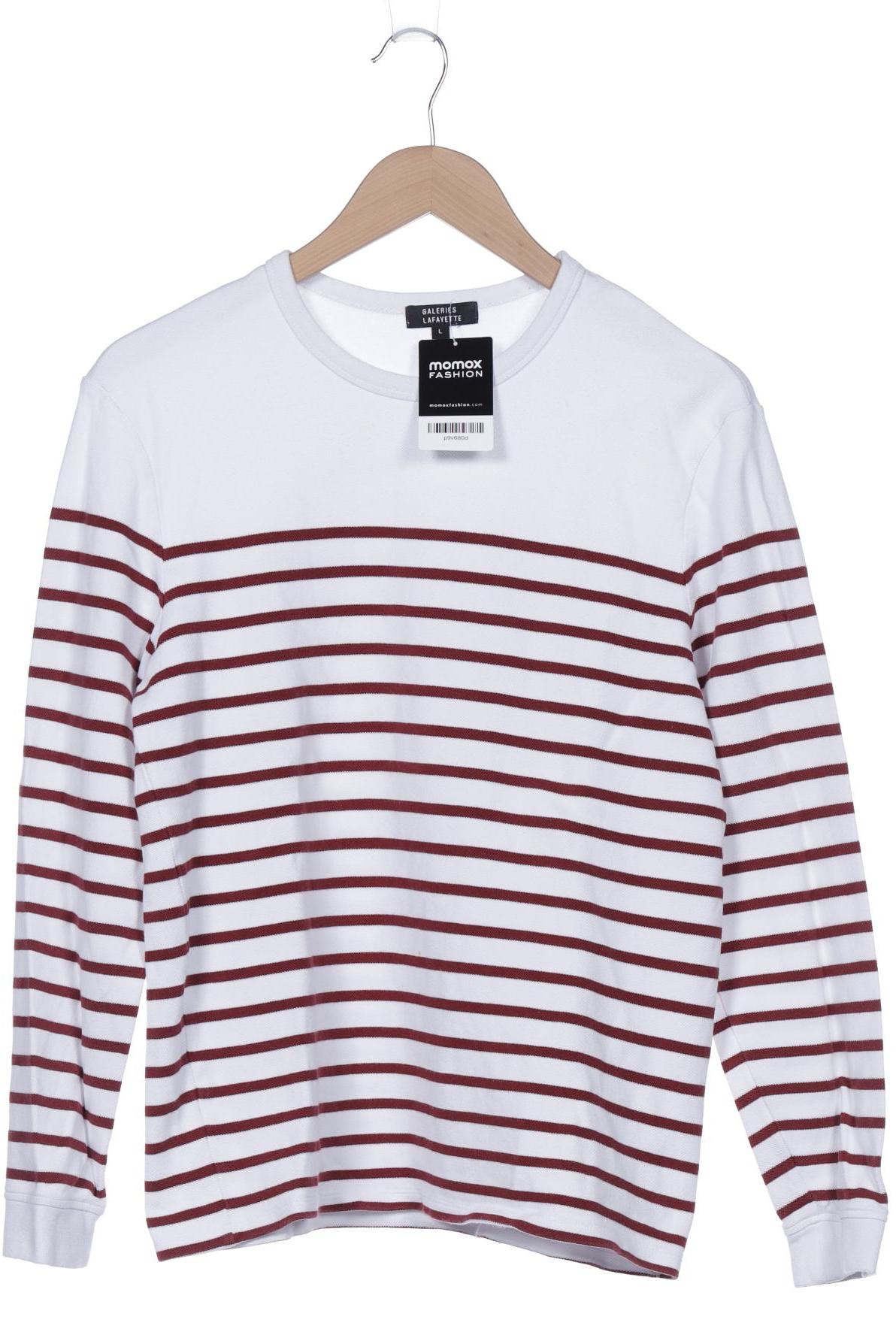 

Galeries Lafayette Herren Langarmshirt, weiß, Gr. 52