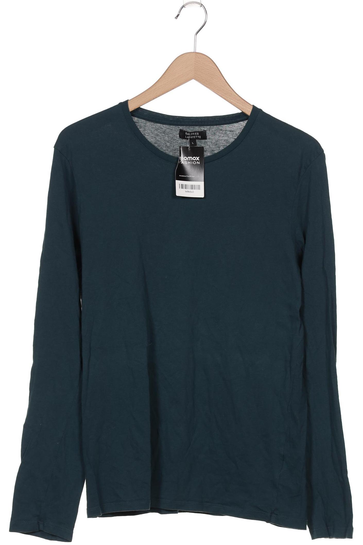

Galeries Lafayette Herren Langarmshirt, türkis, Gr. 52