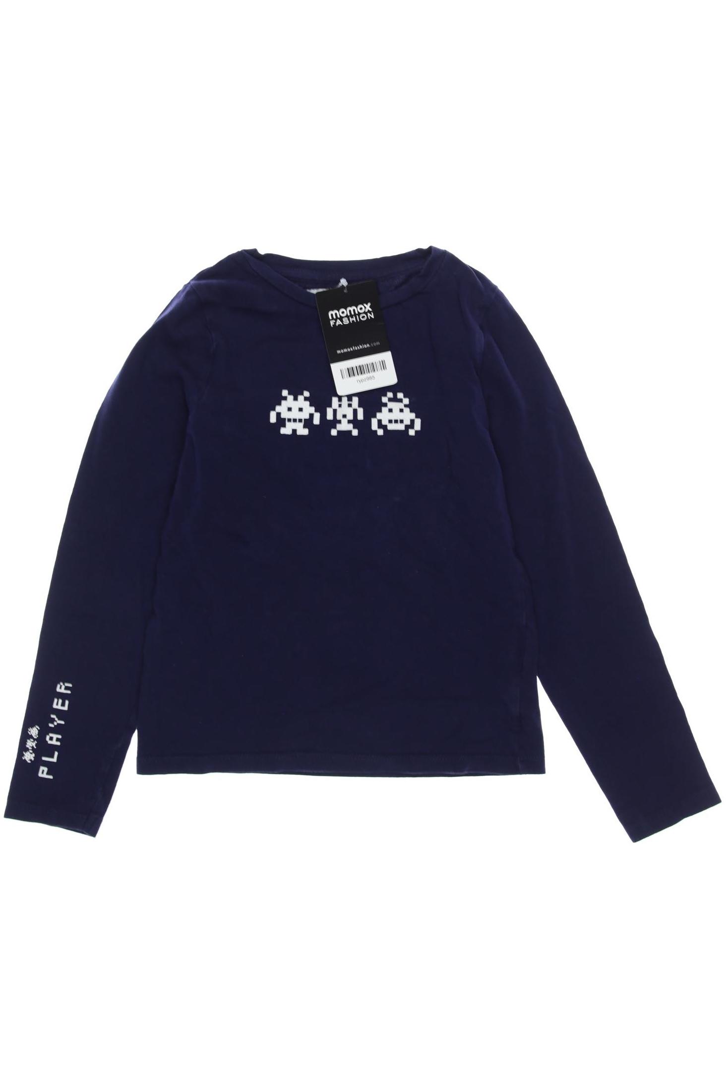 

Galeries Lafayette Herren Langarmshirt, marineblau, Gr. 128