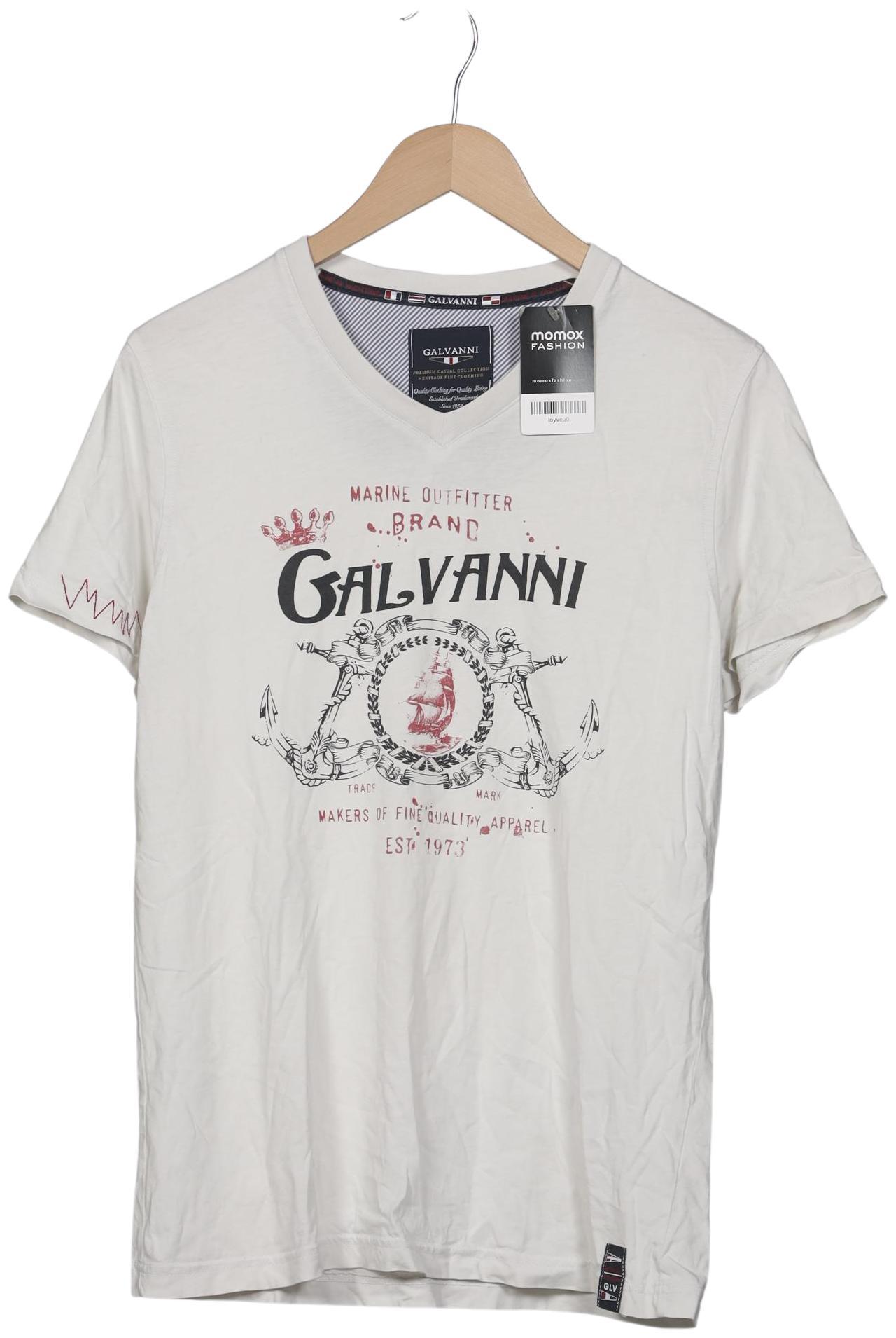 

Galvanni Herren T-Shirt, cremeweiß, Gr. 48