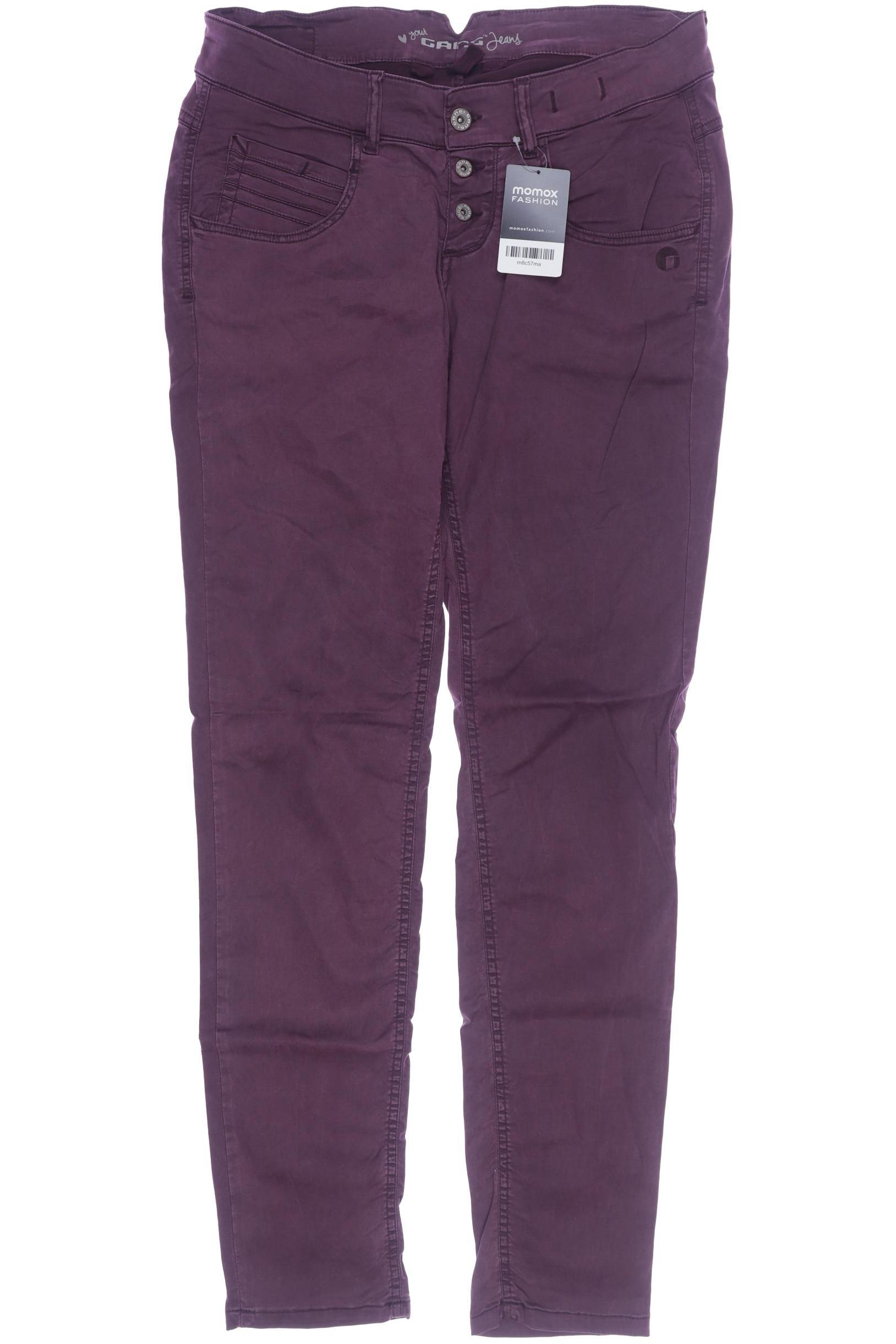 

Gang Damen Stoffhose, bordeaux, Gr. 30