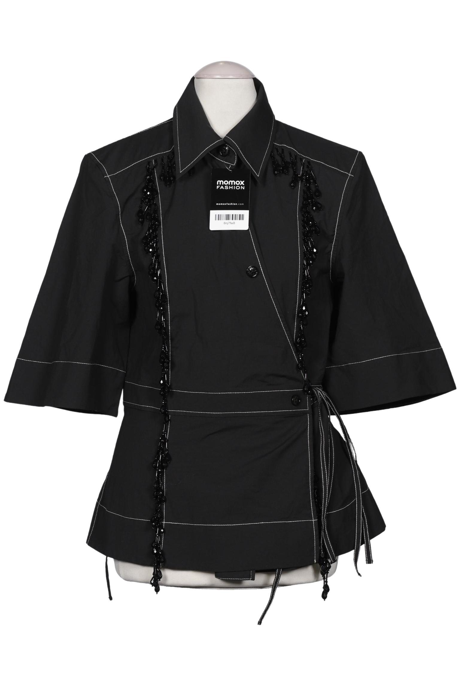 

Ganni Damen Bluse, schwarz, Gr. 36