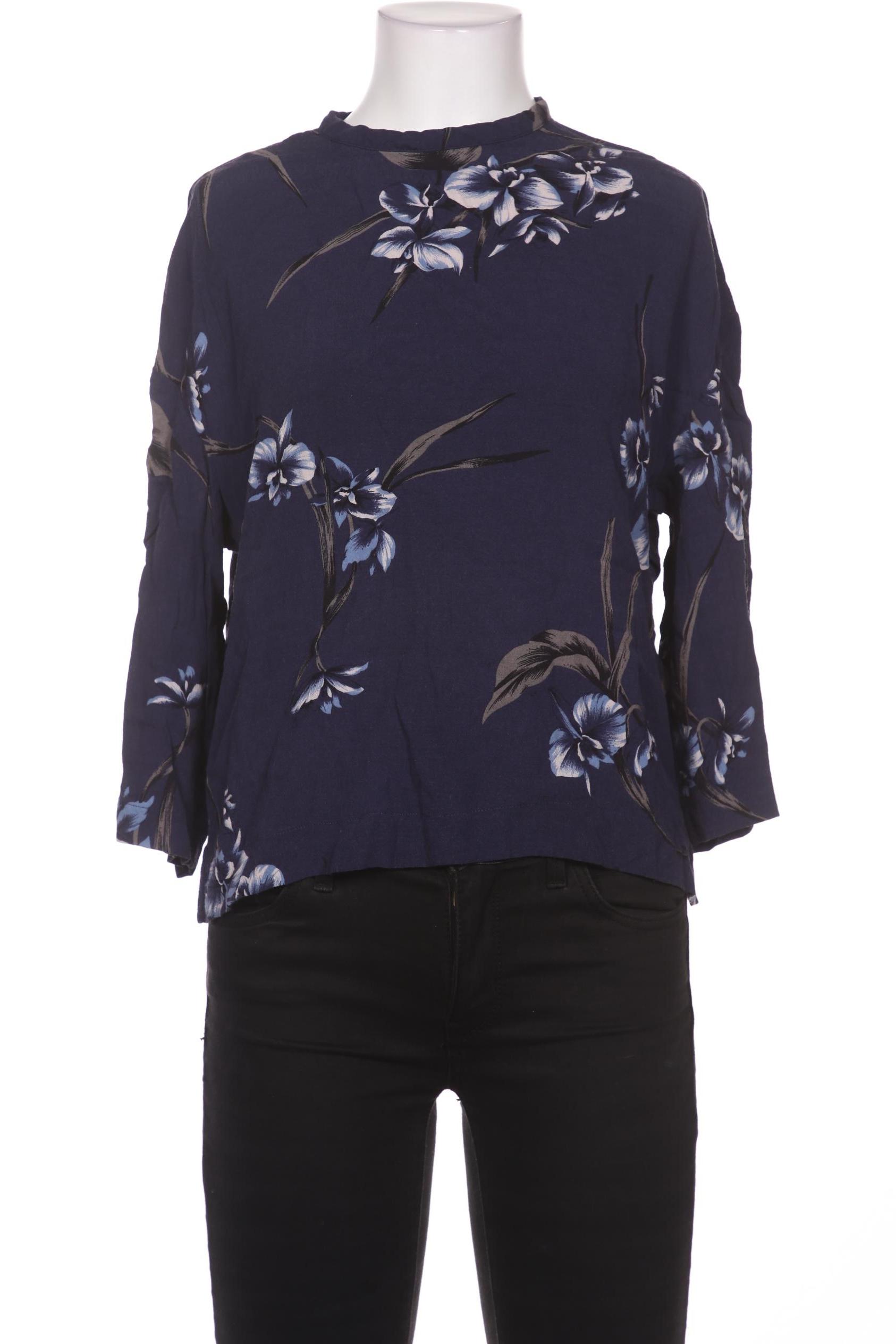 

Ganni Damen Bluse, marineblau, Gr. 34