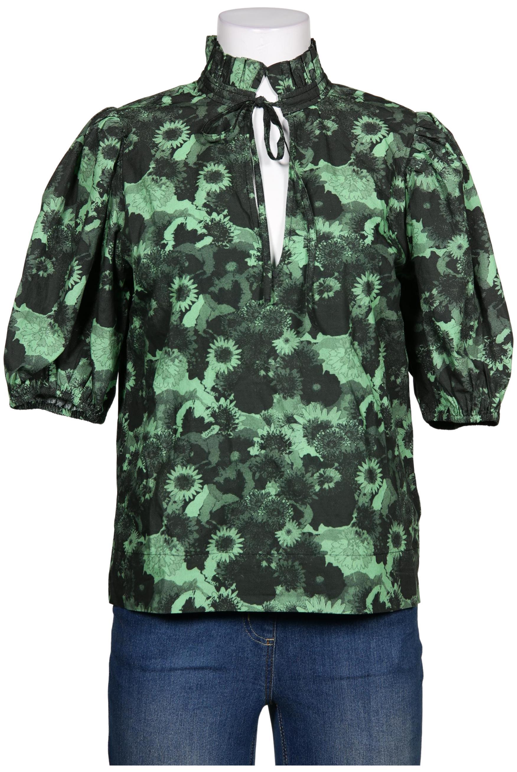 

Ganni Damen Bluse, grün, Gr. 38