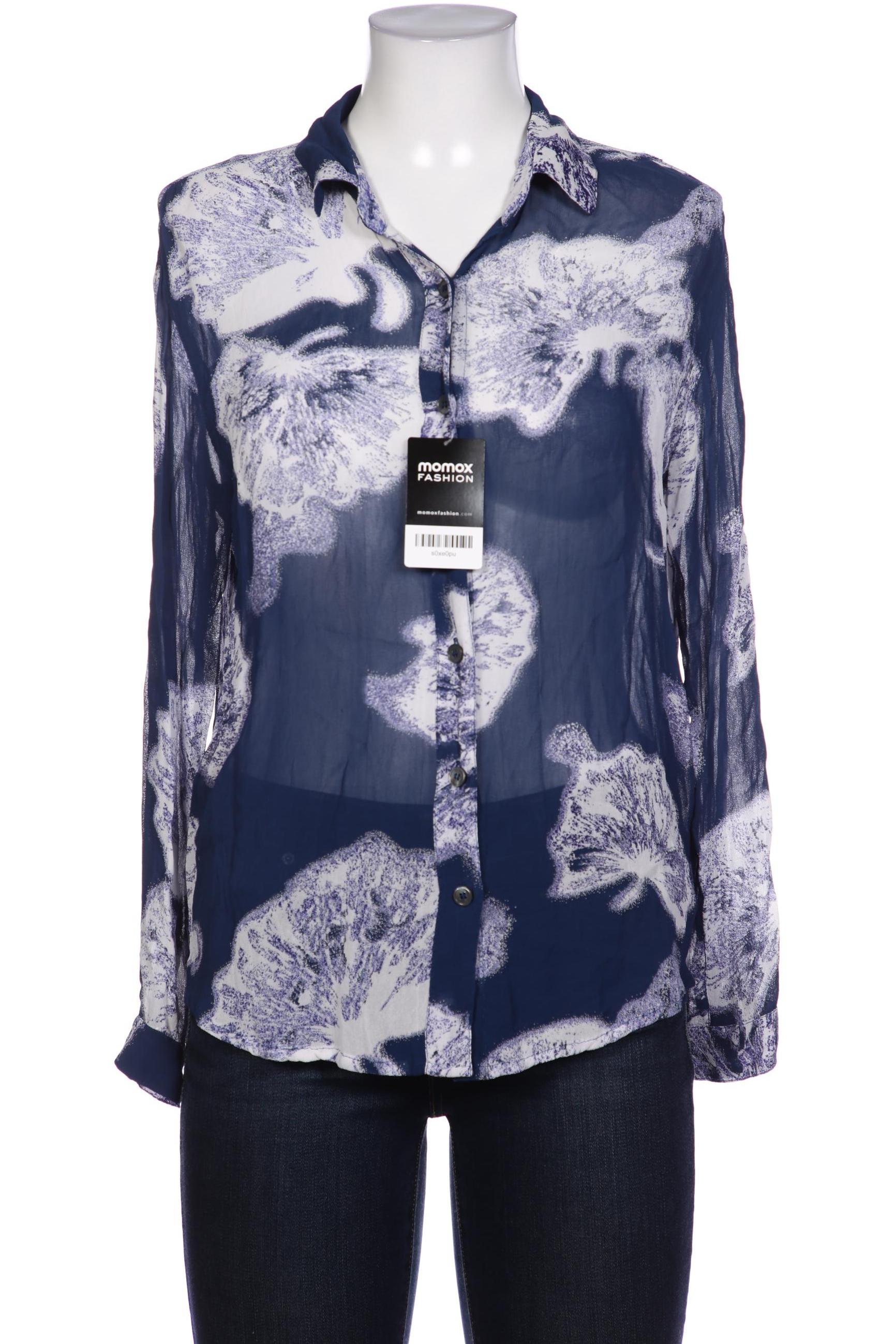 

Ganni Damen Bluse, marineblau, Gr. 36