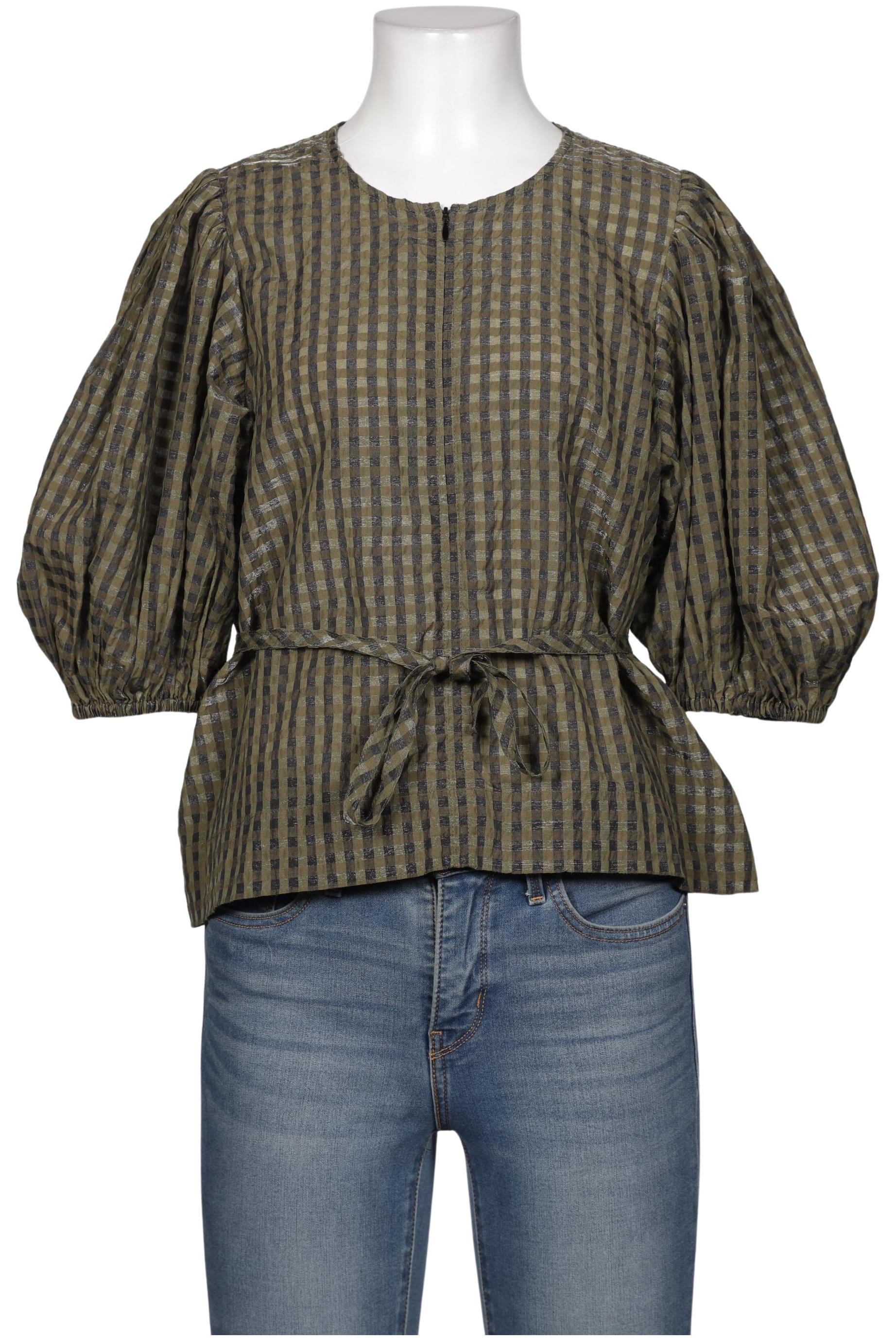 

Ganni Damen Bluse, grün, Gr. 40