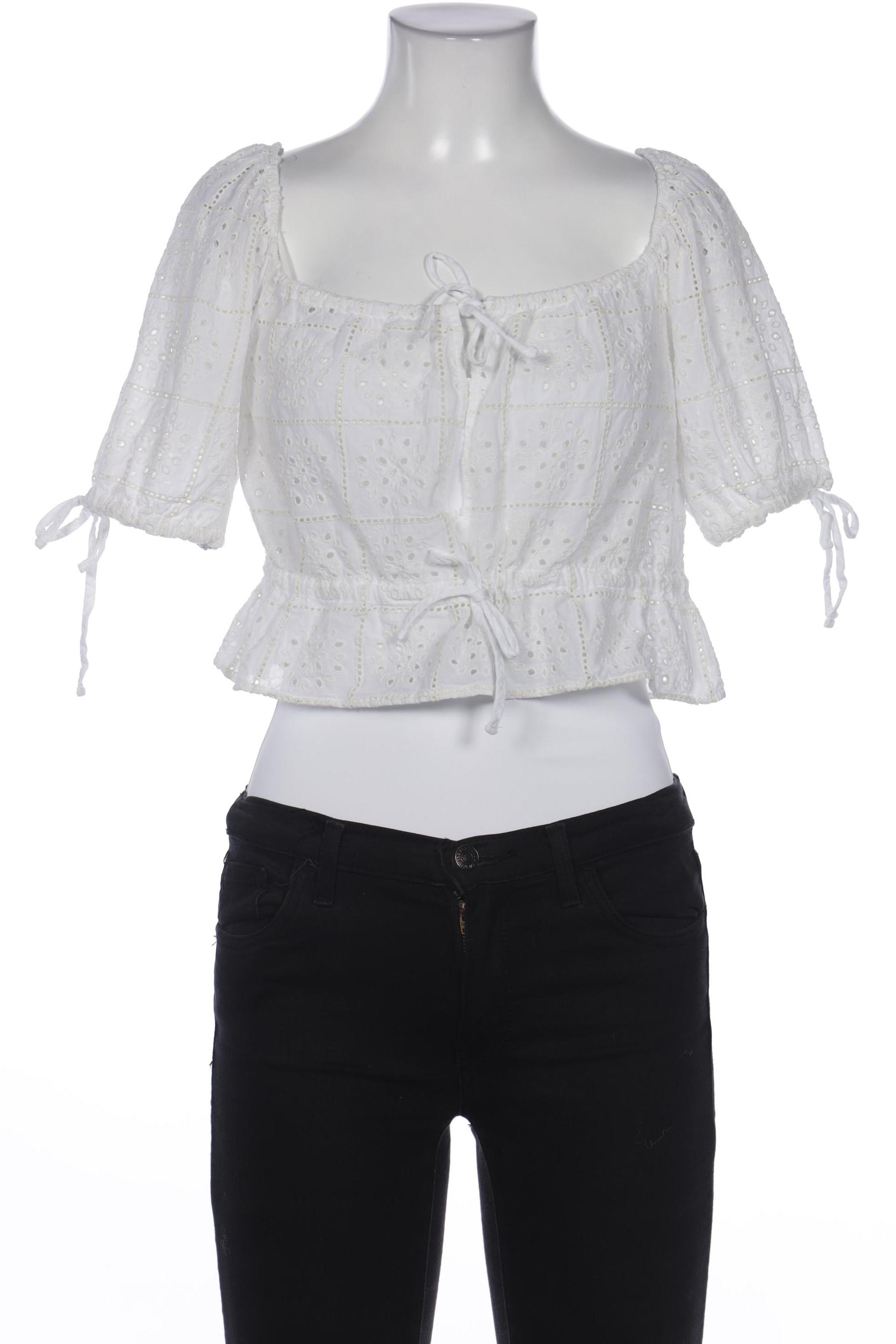 

Ganni Damen Bluse, cremeweiß, Gr. 34