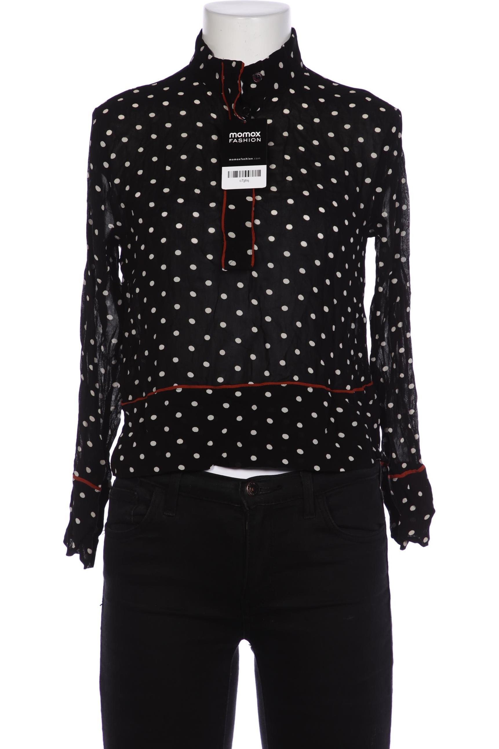 

Ganni Damen Bluse, schwarz, Gr. 36