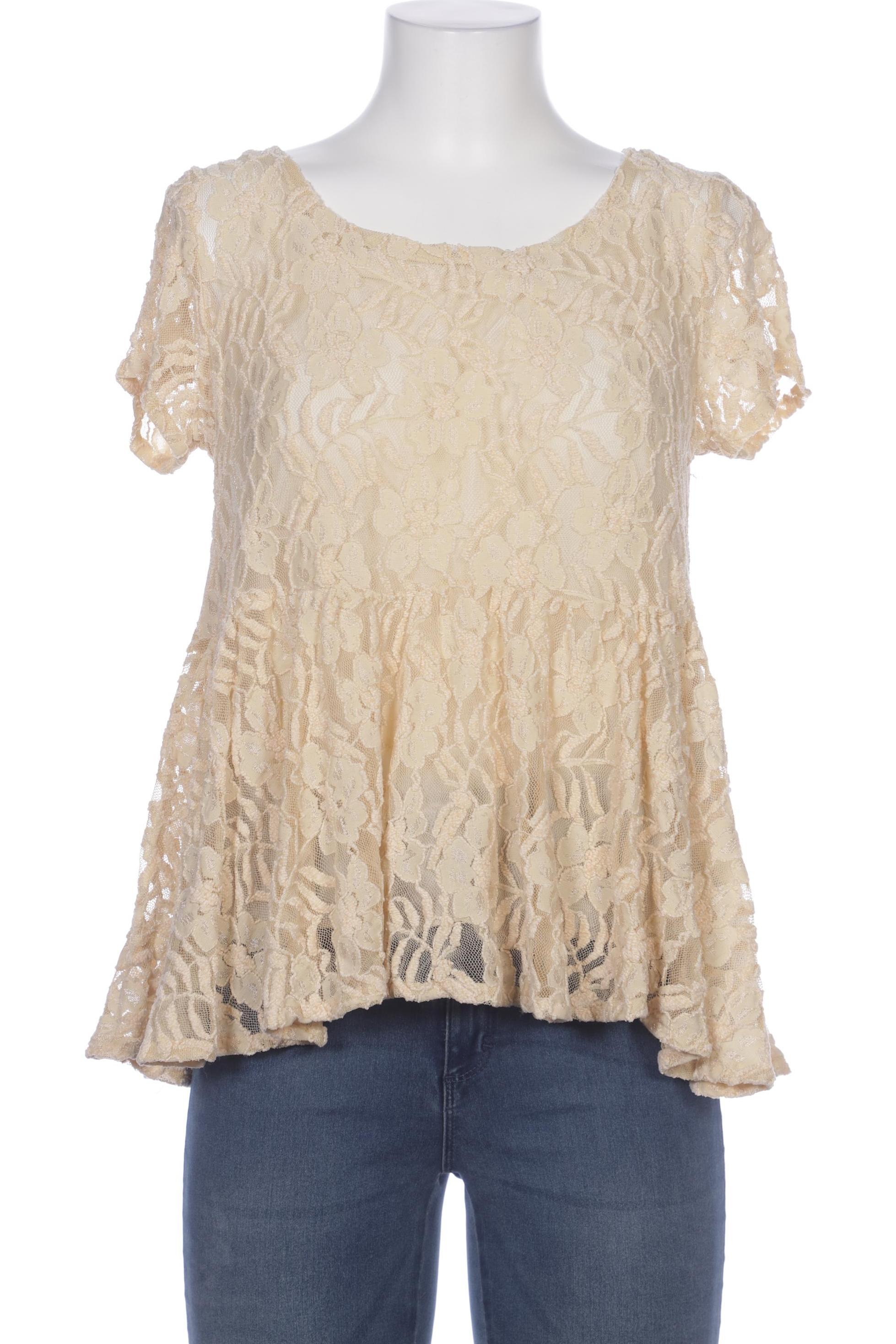 

Ganni Damen Bluse, beige, Gr. 42