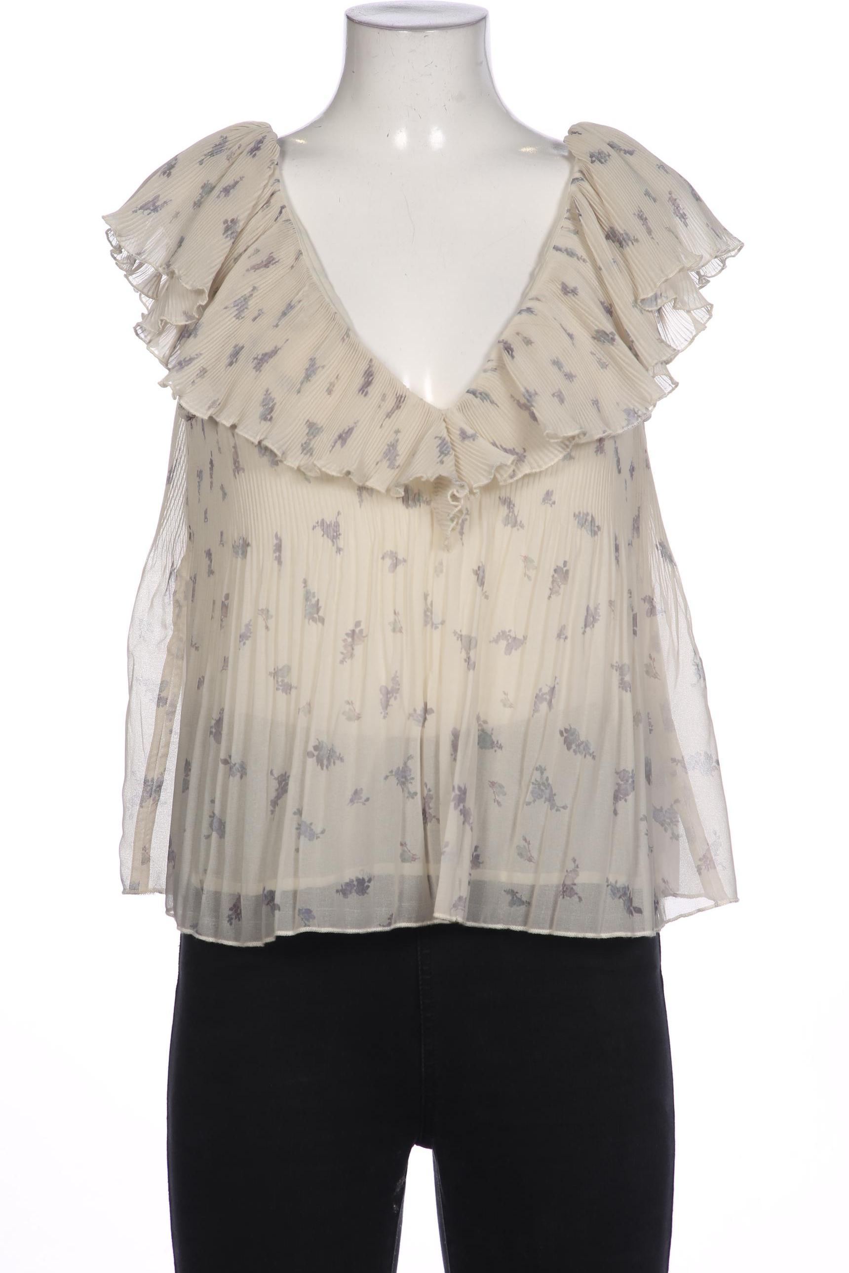 

Ganni Damen Bluse, cremeweiß, Gr. 38