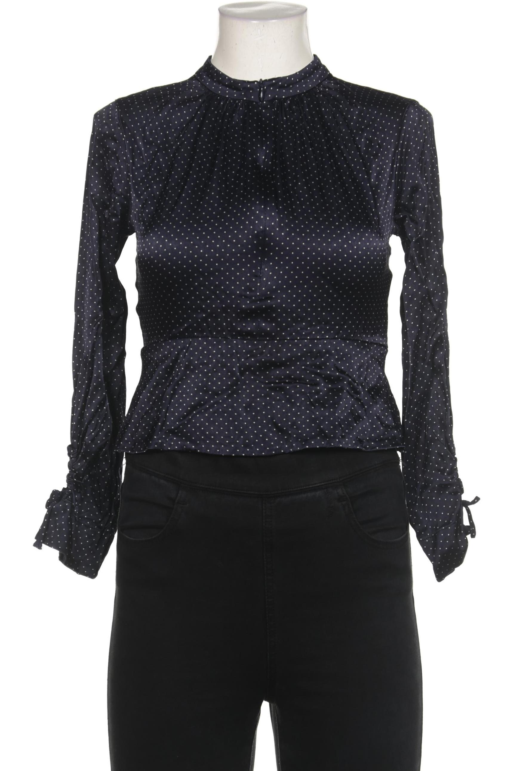 

Ganni Damen Bluse, marineblau, Gr. 38