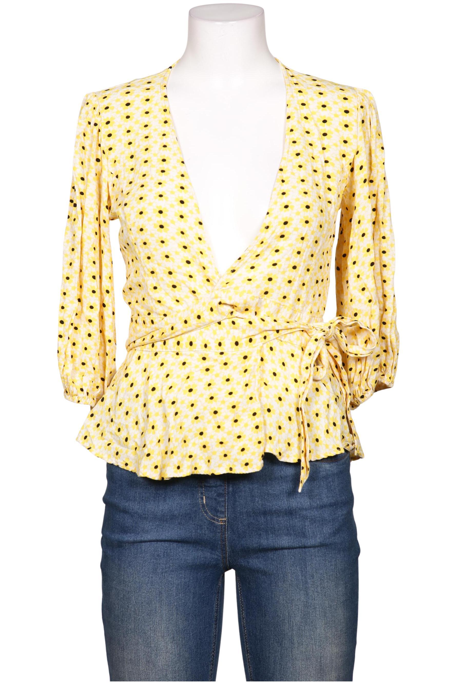 

Ganni Damen Bluse, gelb, Gr. 36