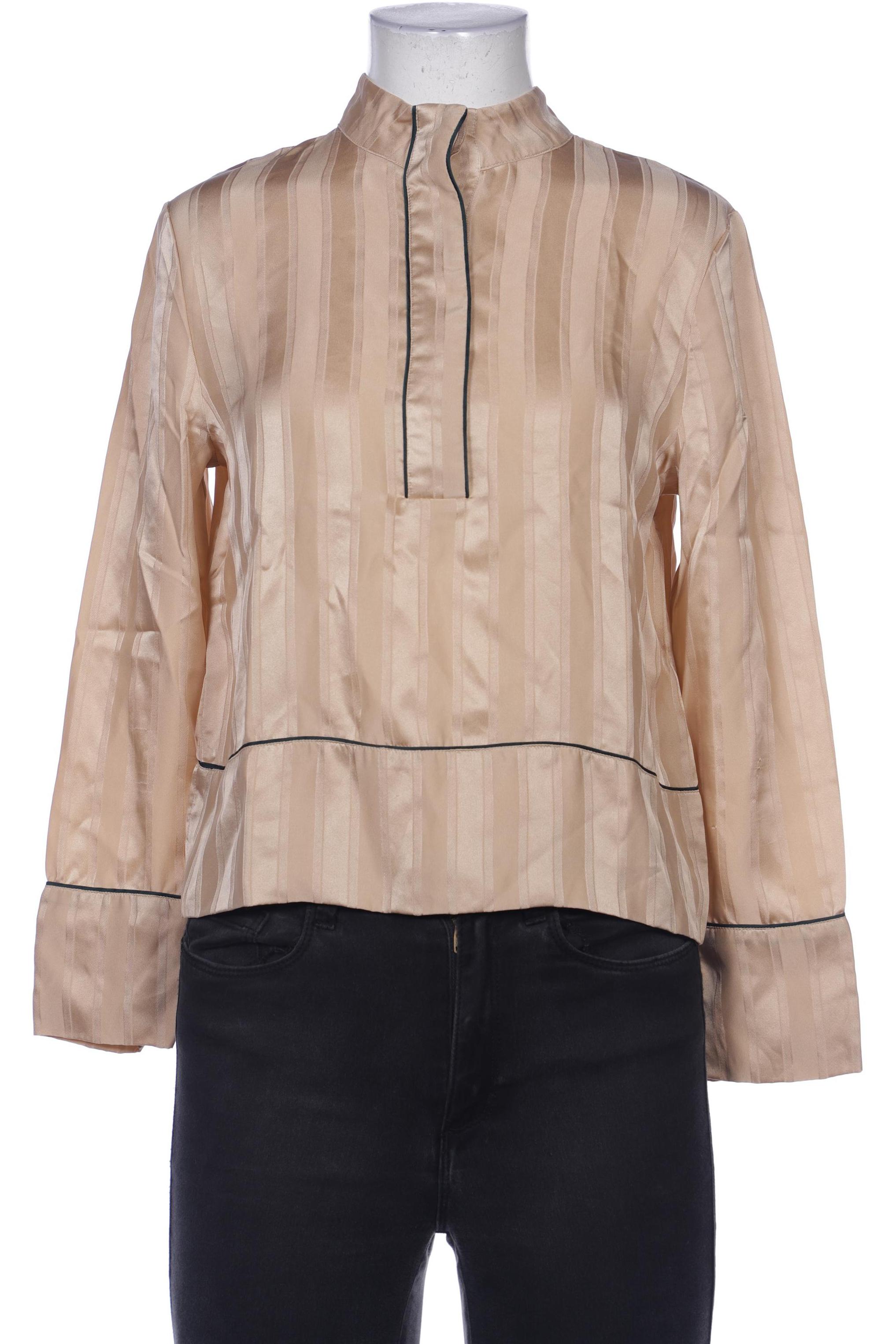 

Ganni Damen Bluse, beige, Gr. 34