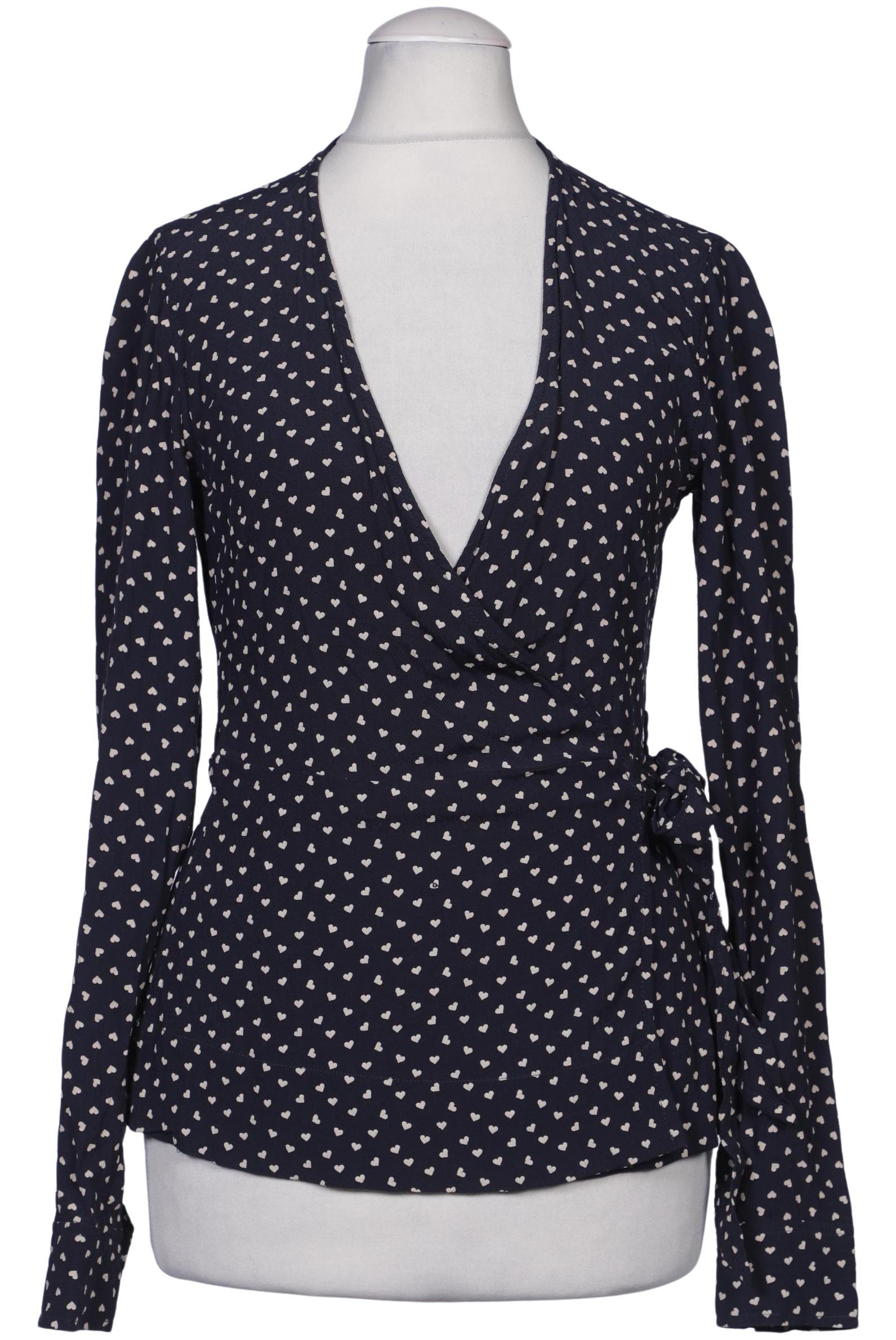 

Ganni Damen Bluse, marineblau, Gr. 36
