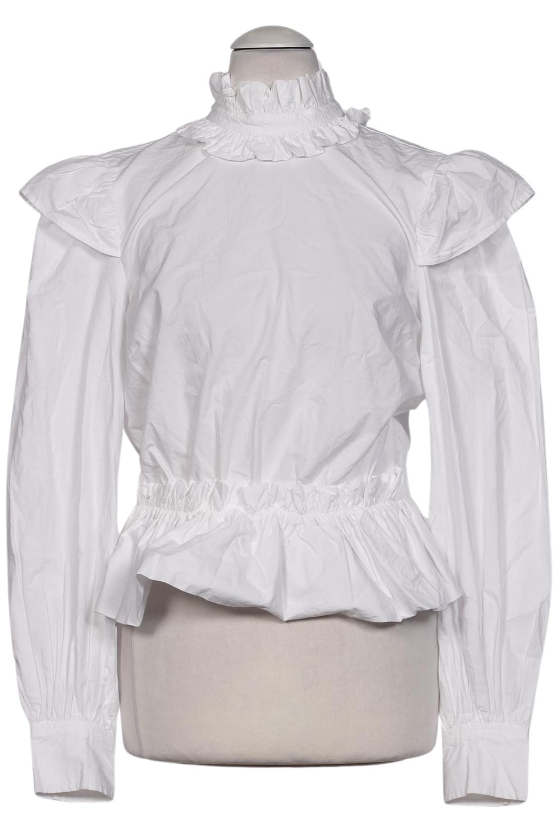 

Ganni Damen Bluse, weiß, Gr. 36