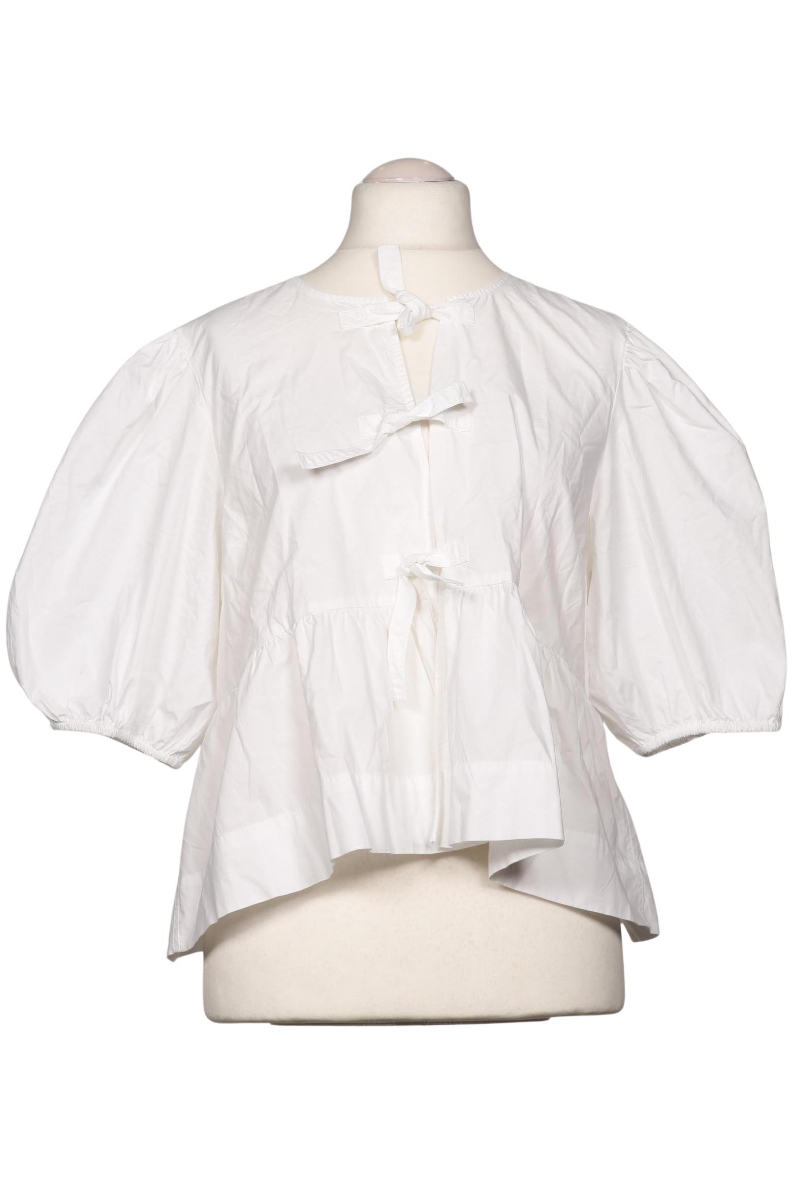

Ganni Damen Bluse, weiß, Gr. 44
