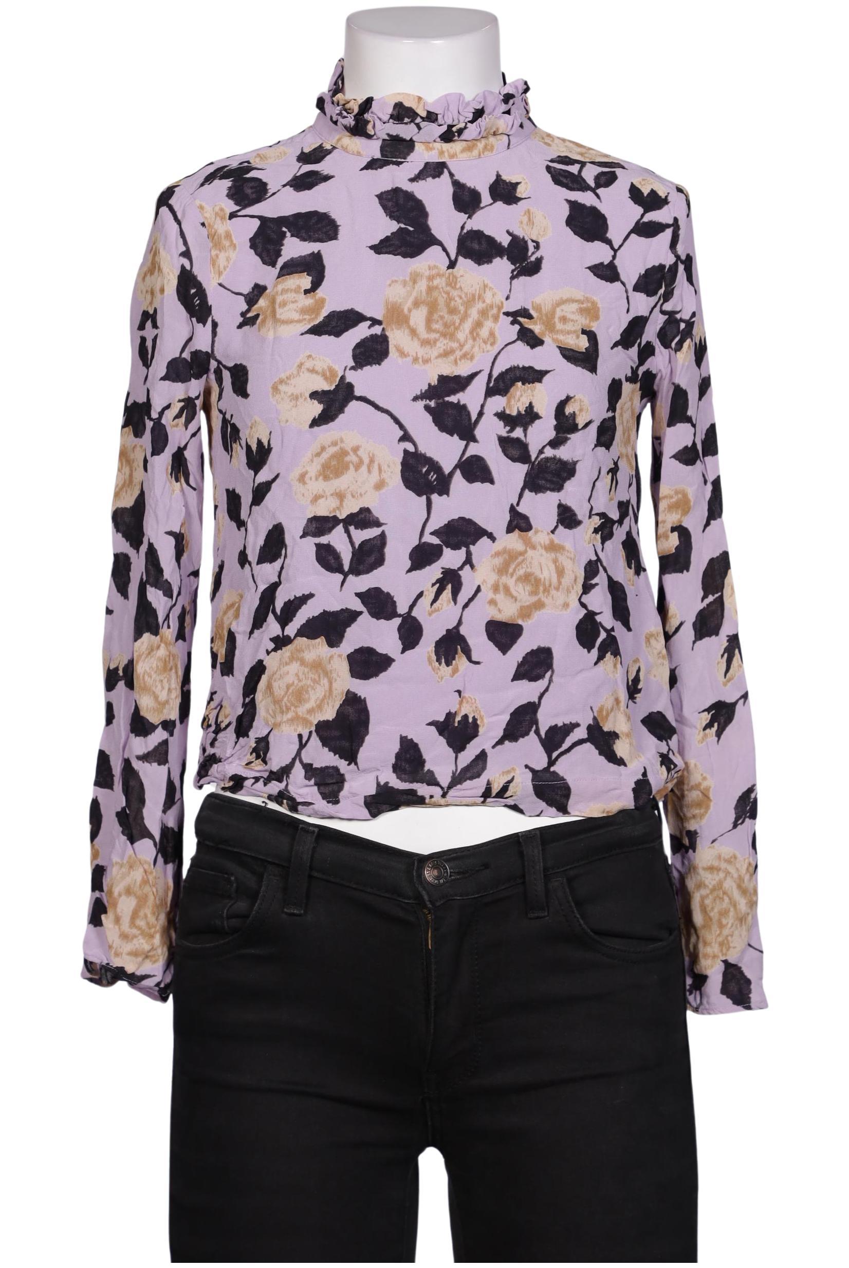 

Ganni Damen Bluse, flieder, Gr. 36