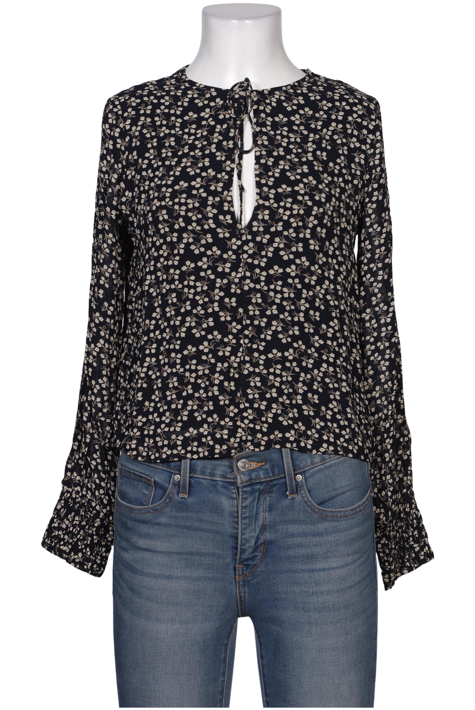 Thumbnail - Ganni Damen Bluse, marineblau, Gr. 34