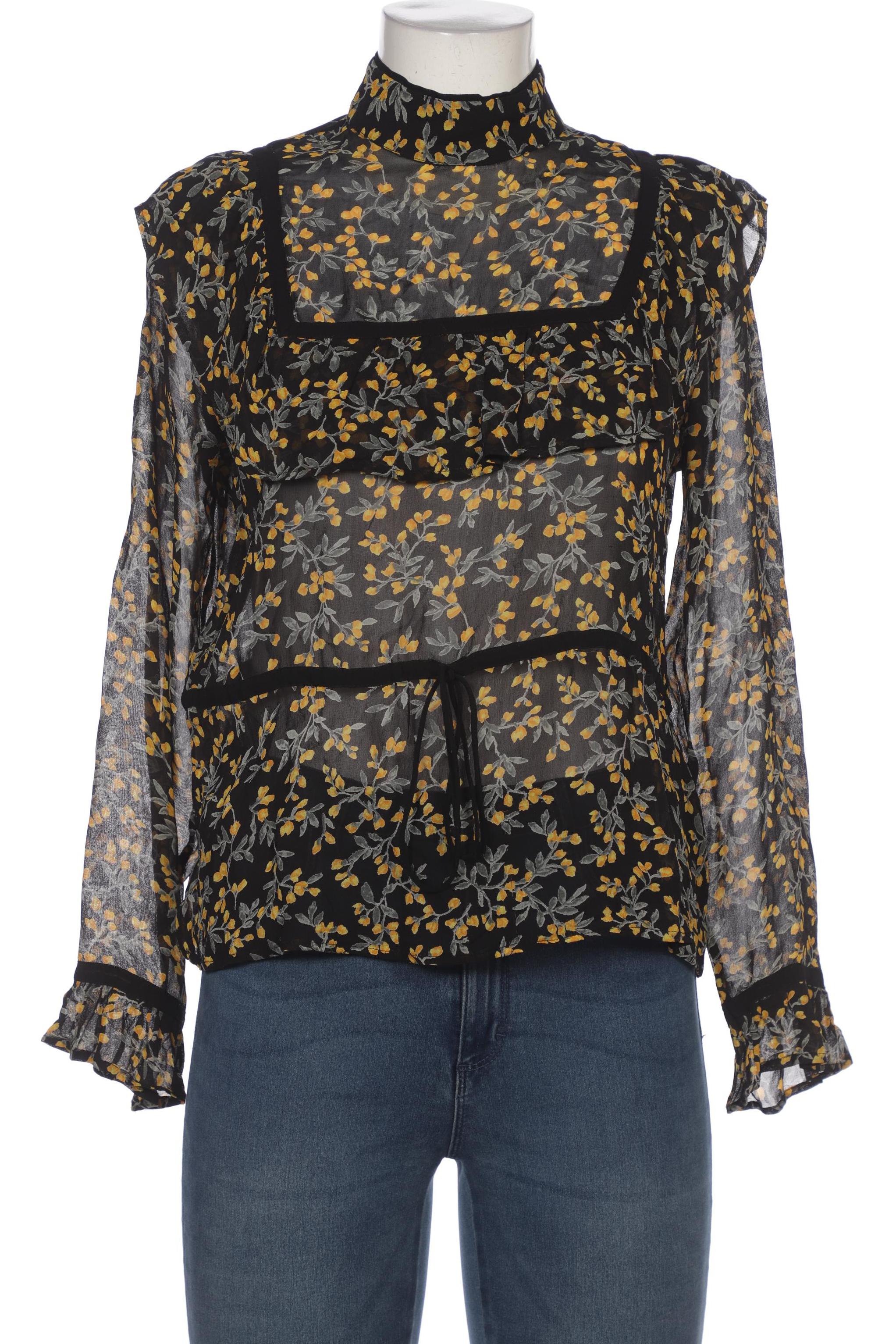 

Ganni Damen Bluse, schwarz, Gr. 36