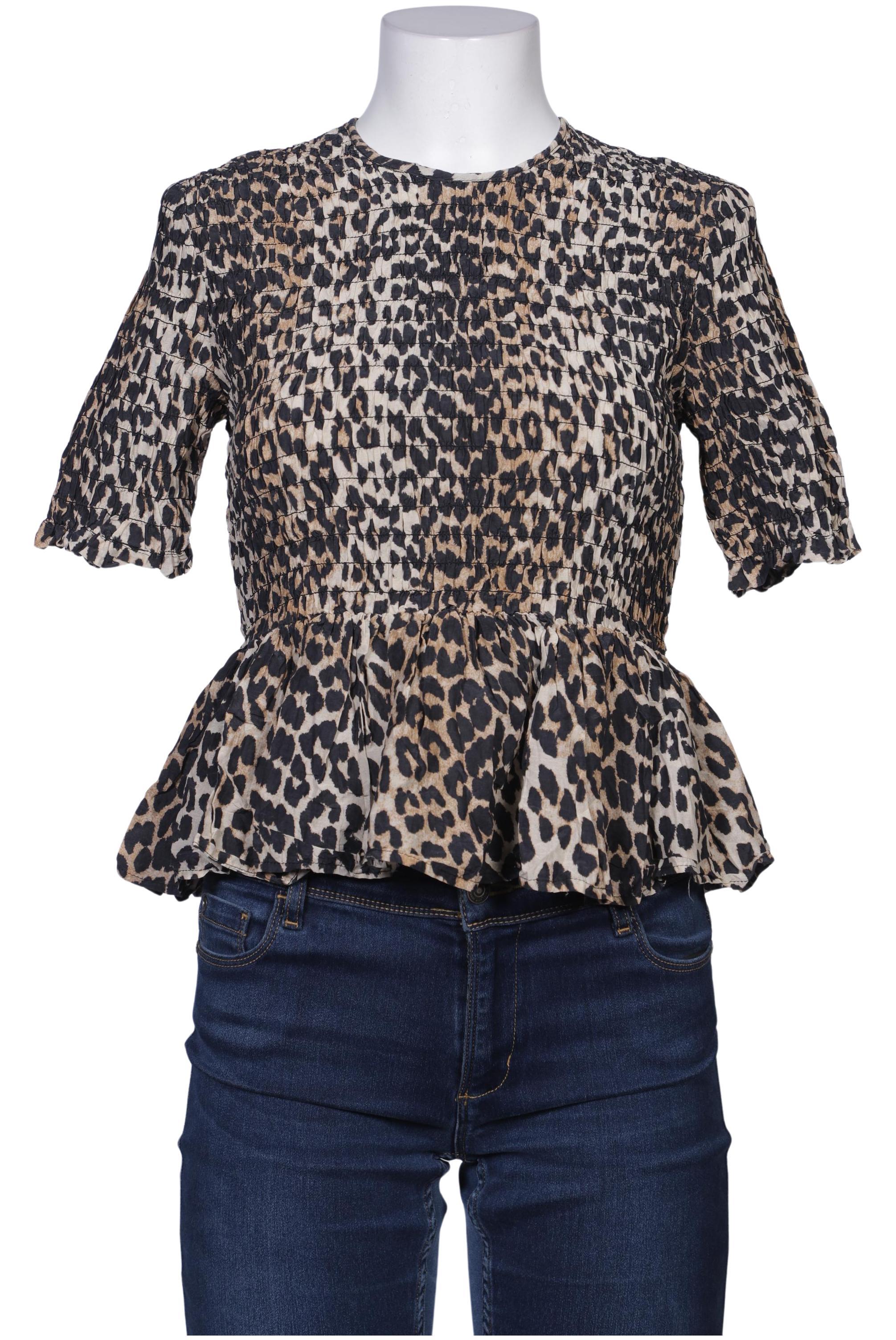 

Ganni Damen Bluse, beige, Gr. 40