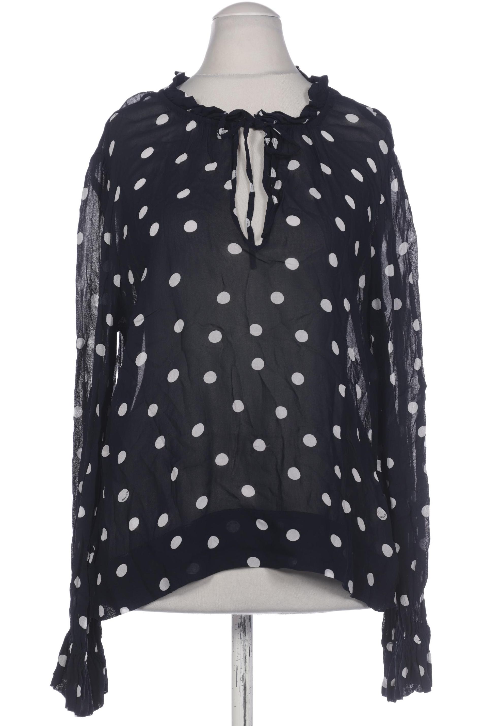 

Ganni Damen Bluse, marineblau, Gr. 44
