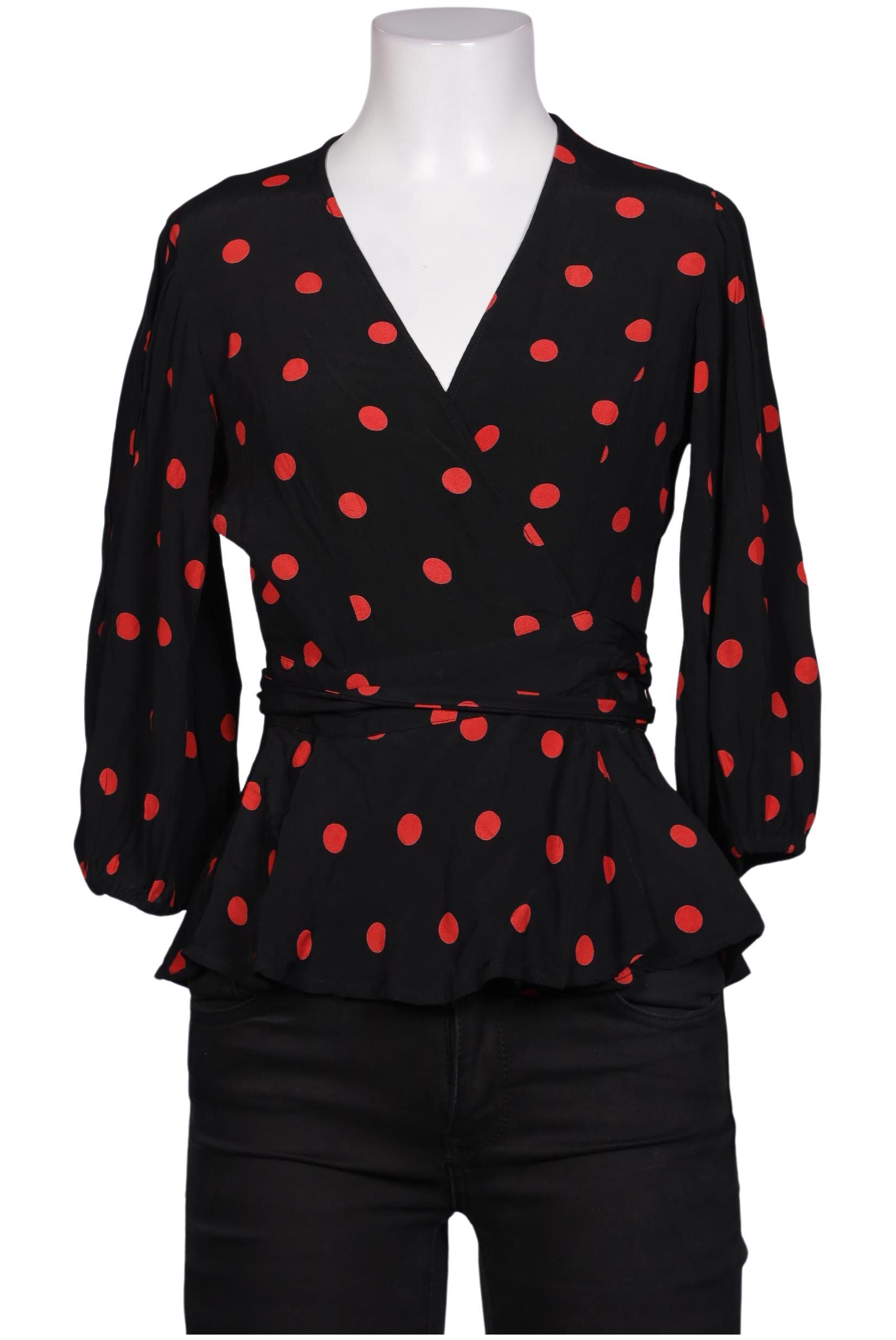 

Ganni Damen Bluse, schwarz, Gr. 34