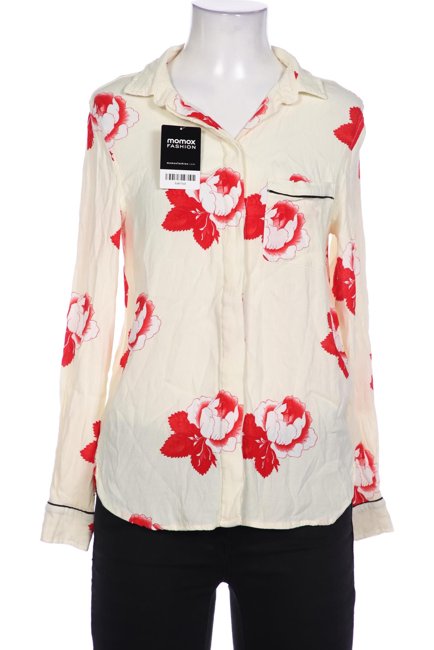 

Ganni Damen Bluse, cremeweiß, Gr. 36