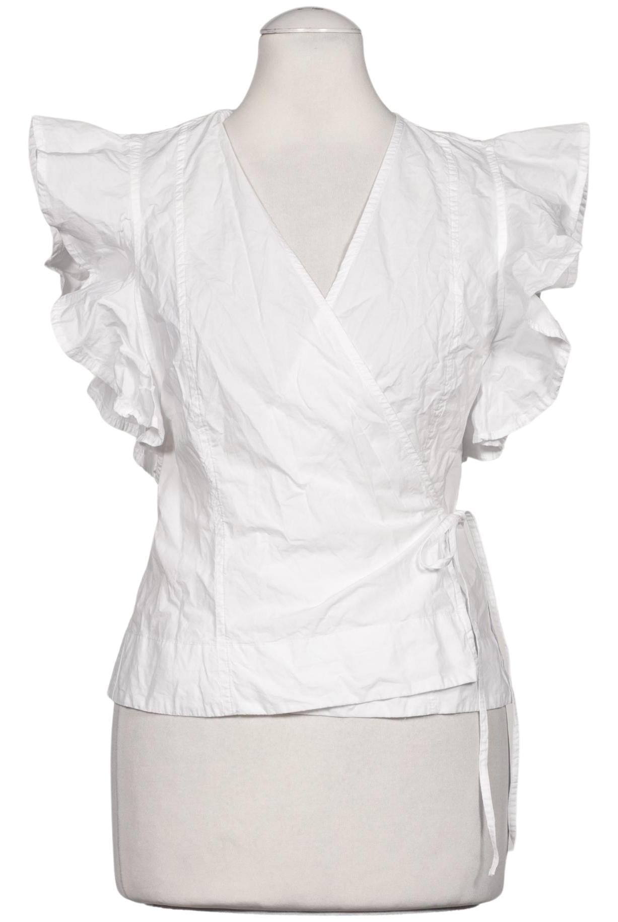 

Ganni Damen Bluse, weiß, Gr. 38