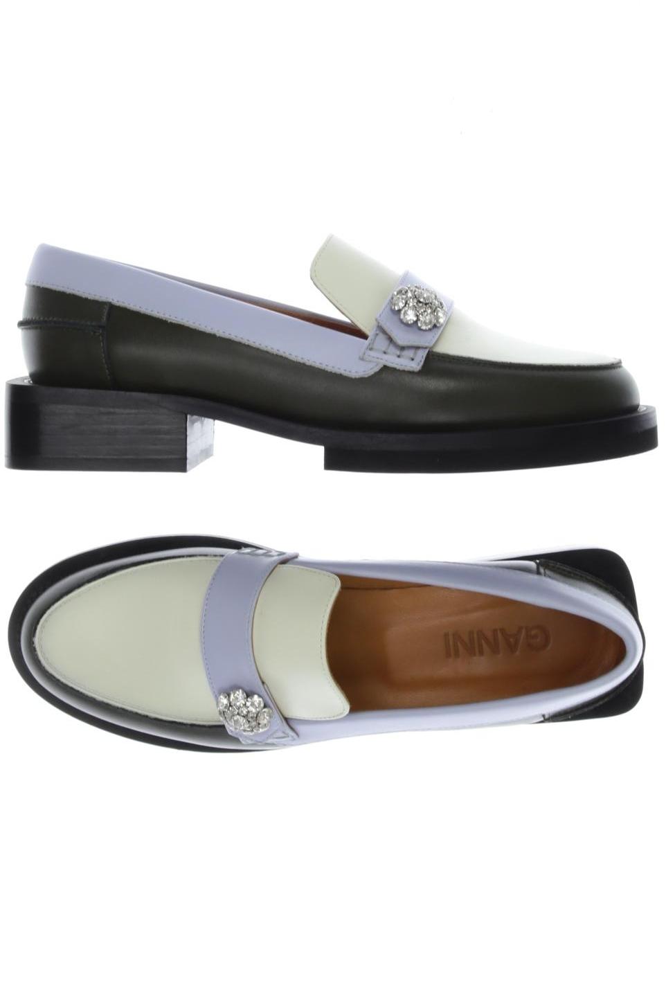 

Ganni Damen Halbschuh, cremeweiß, Gr. 38