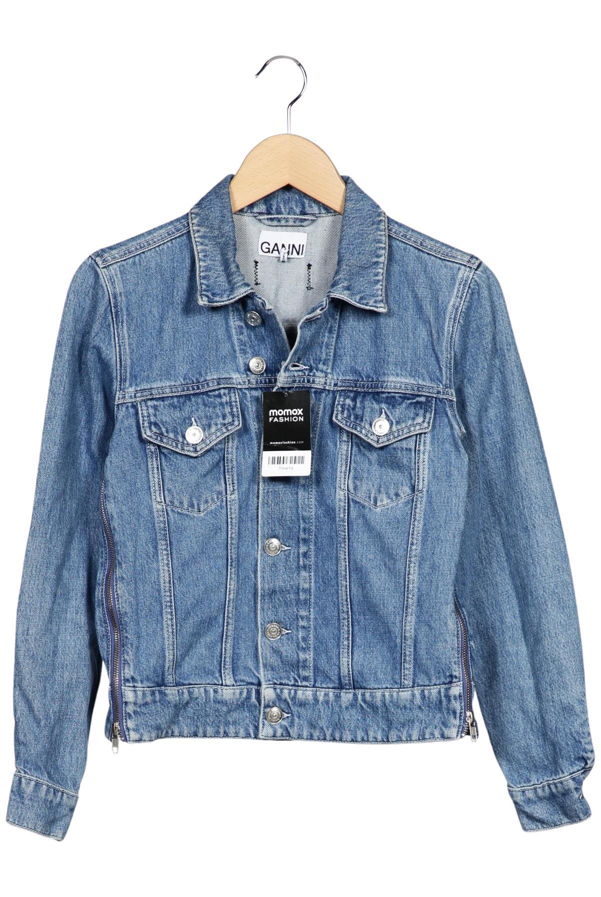 

Ganni Damen Jacke, blau, Gr. 34