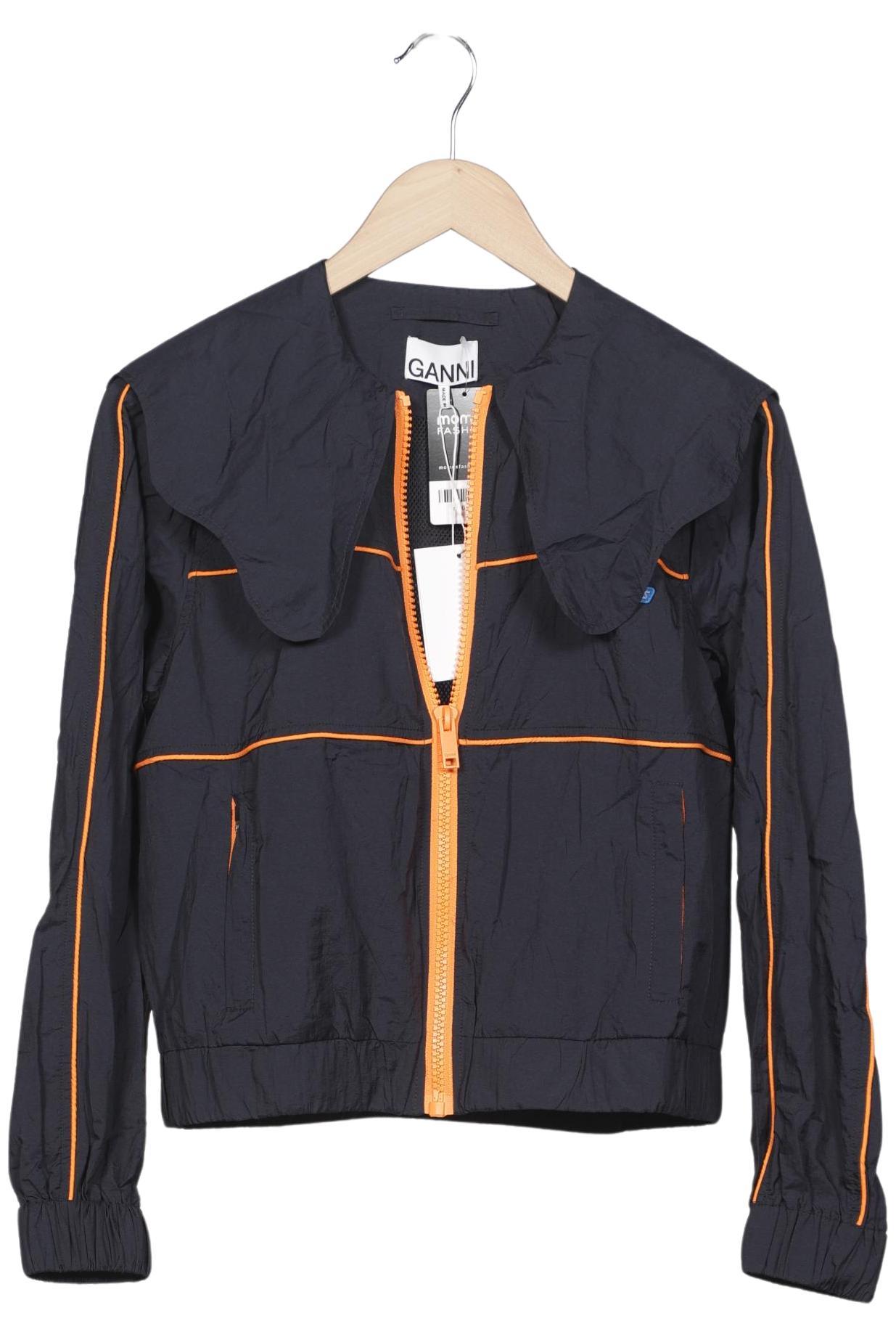 

Ganni Damen Jacke, marineblau, Gr. 32