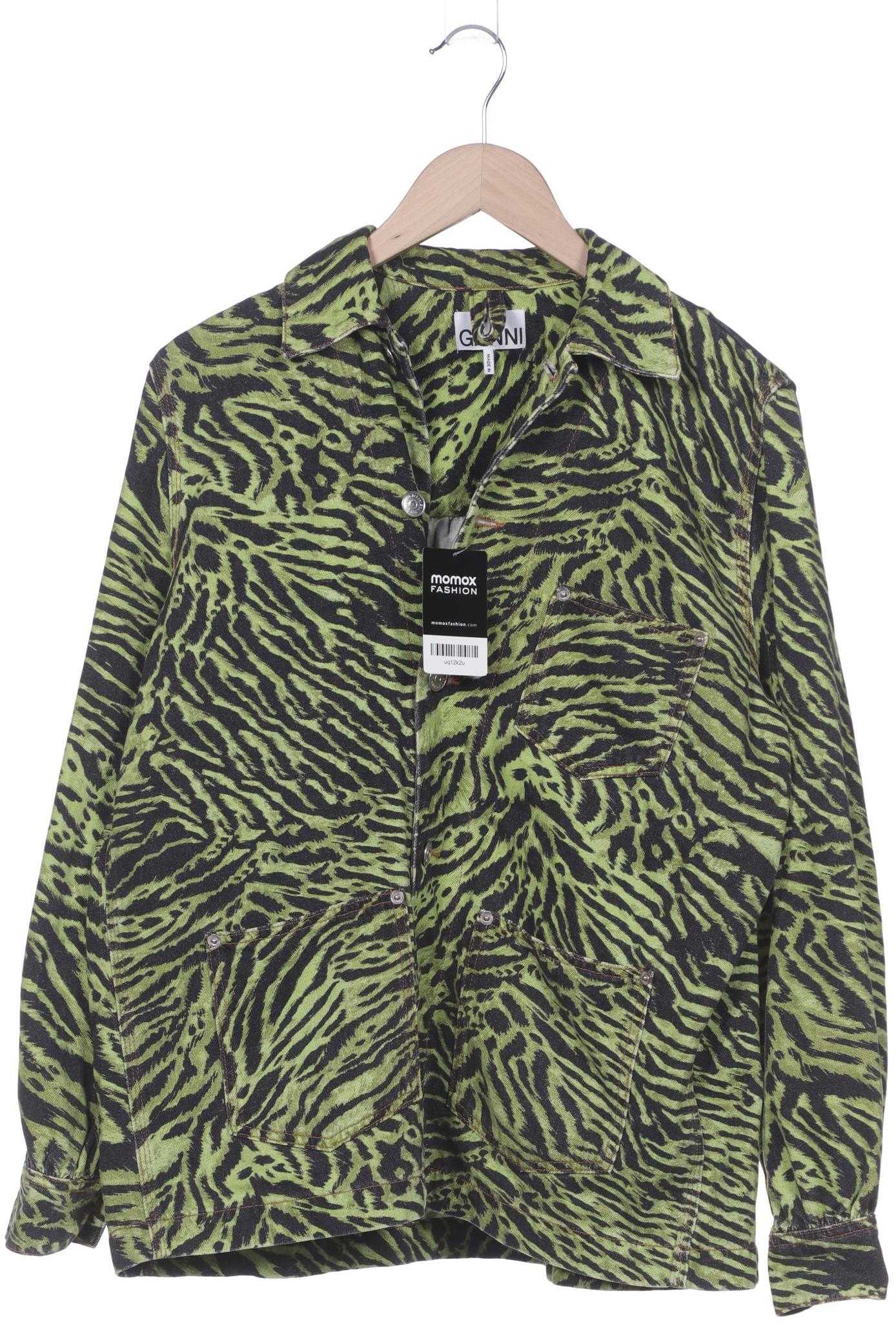 

Ganni Damen Jacke, grün, Gr. 34