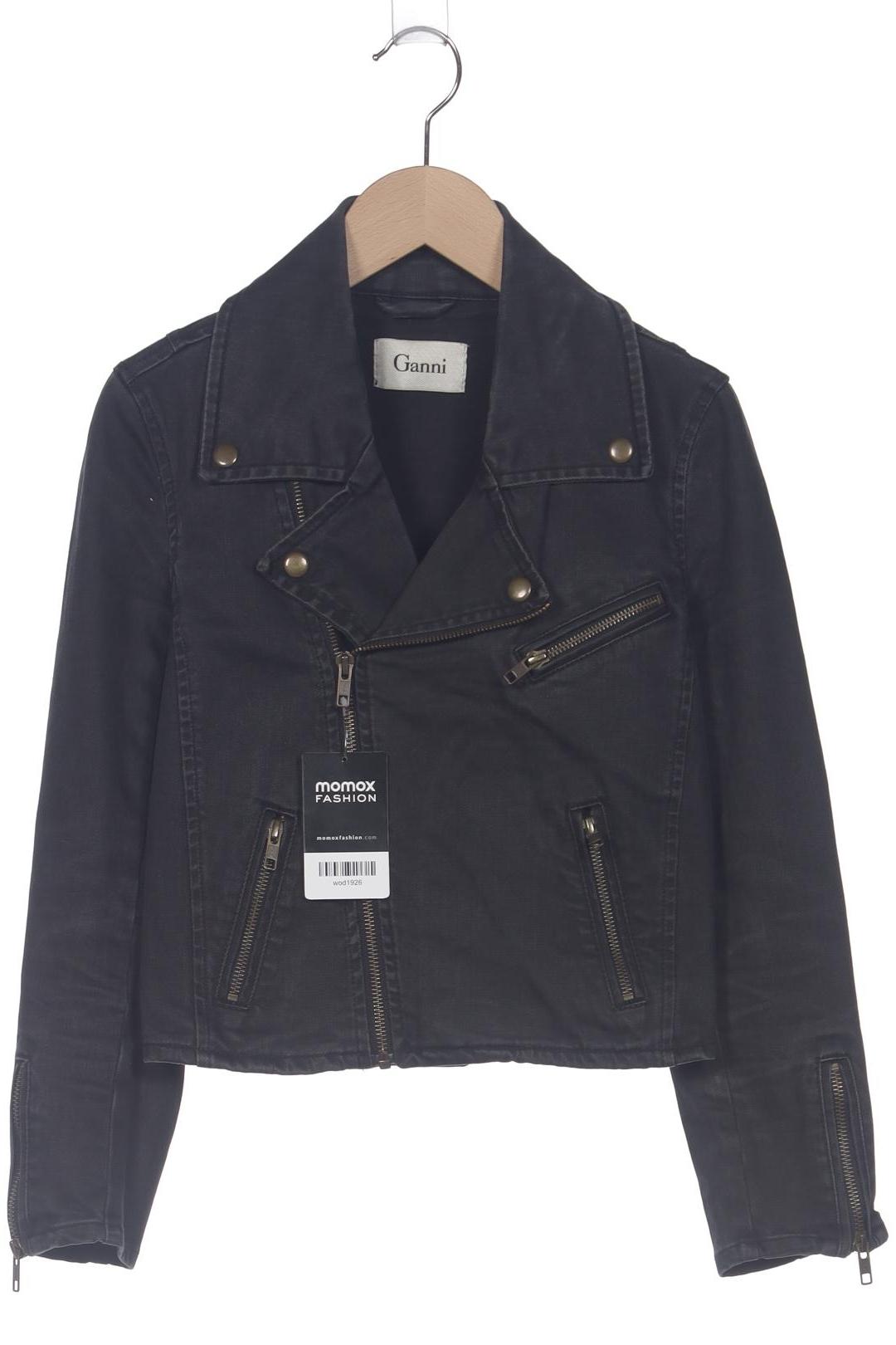 

Ganni Damen Jacke, grau, Gr. 34