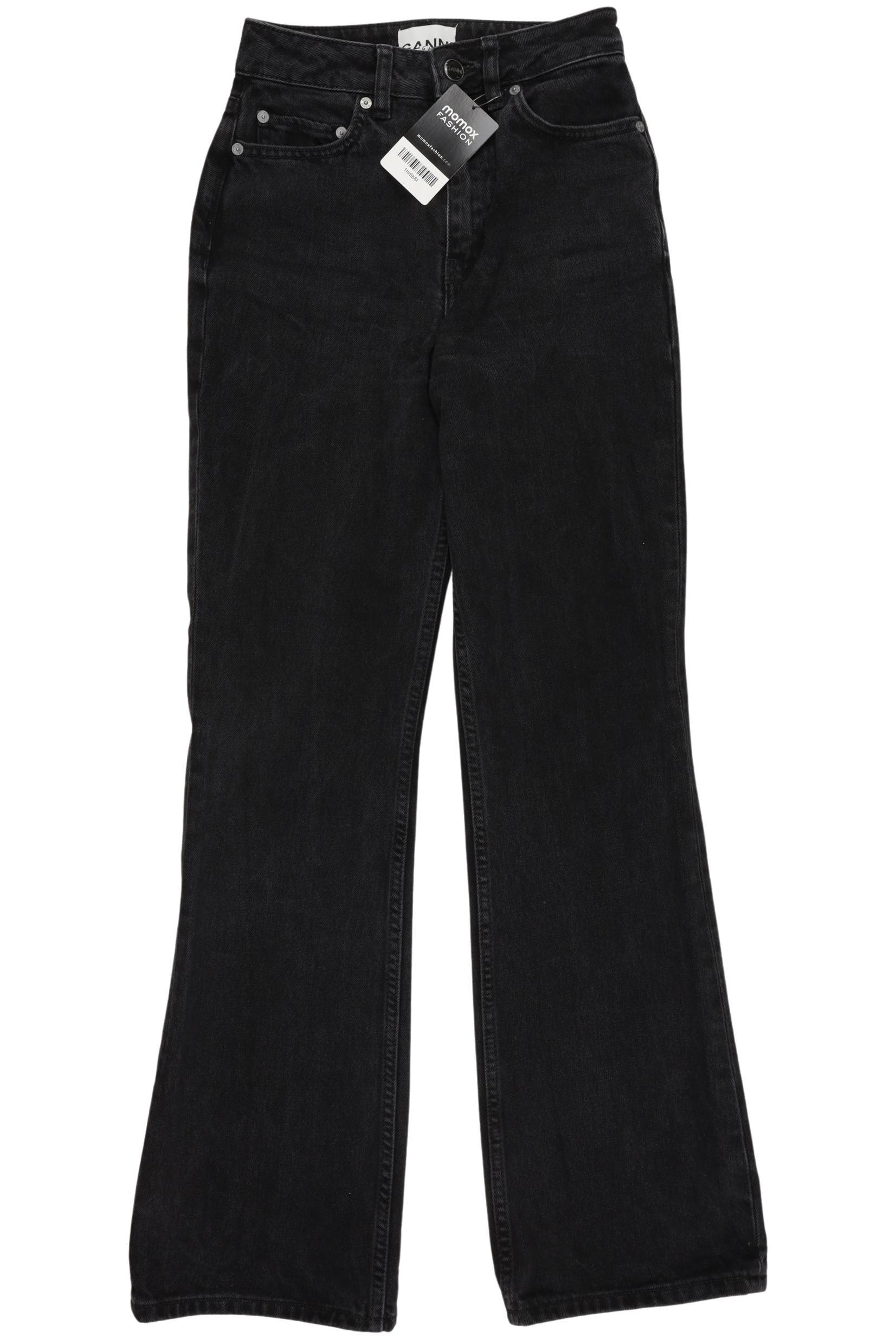 

Ganni Damen Jeans, schwarz, Gr. 24
