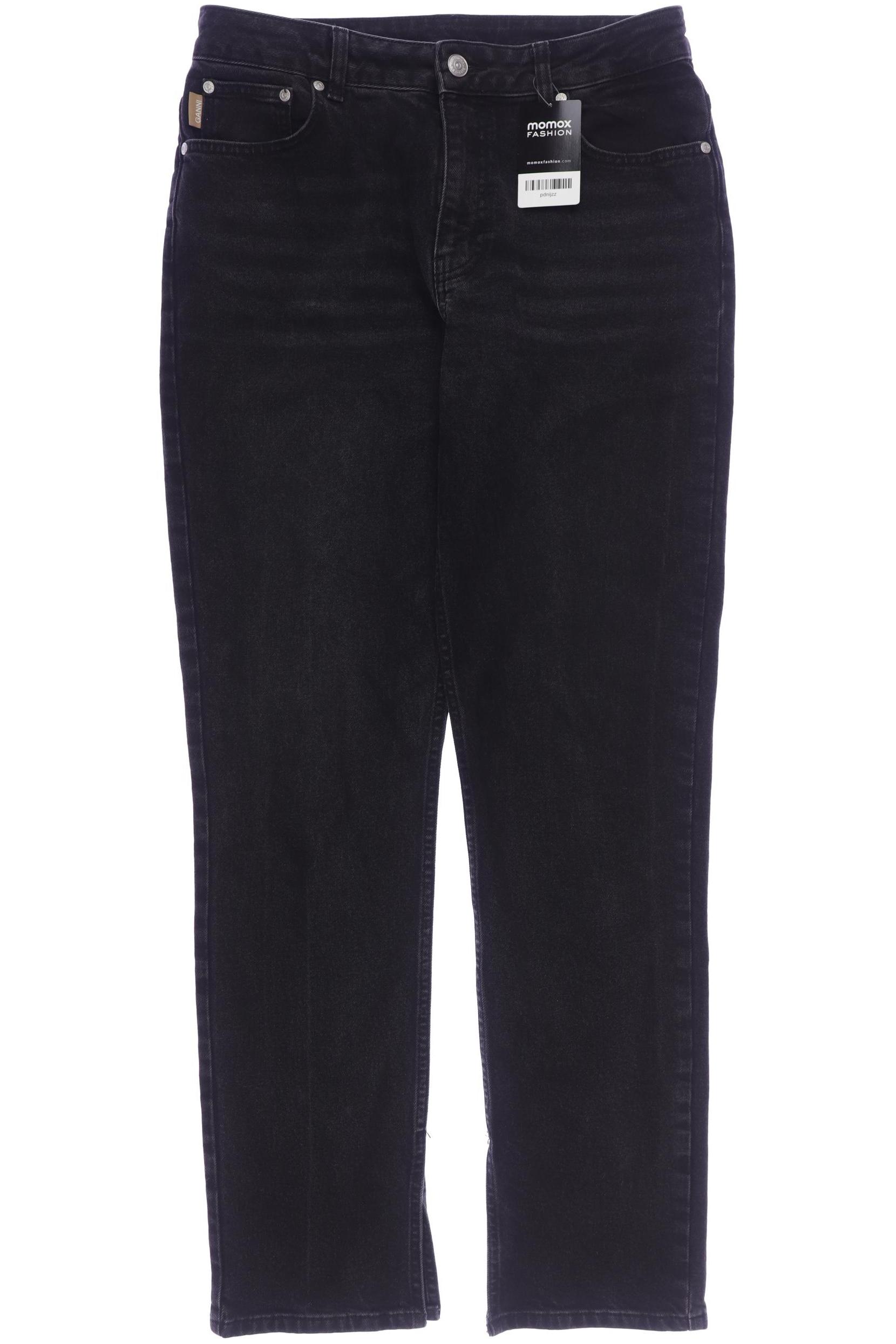 

Ganni Damen Jeans, schwarz, Gr. 31