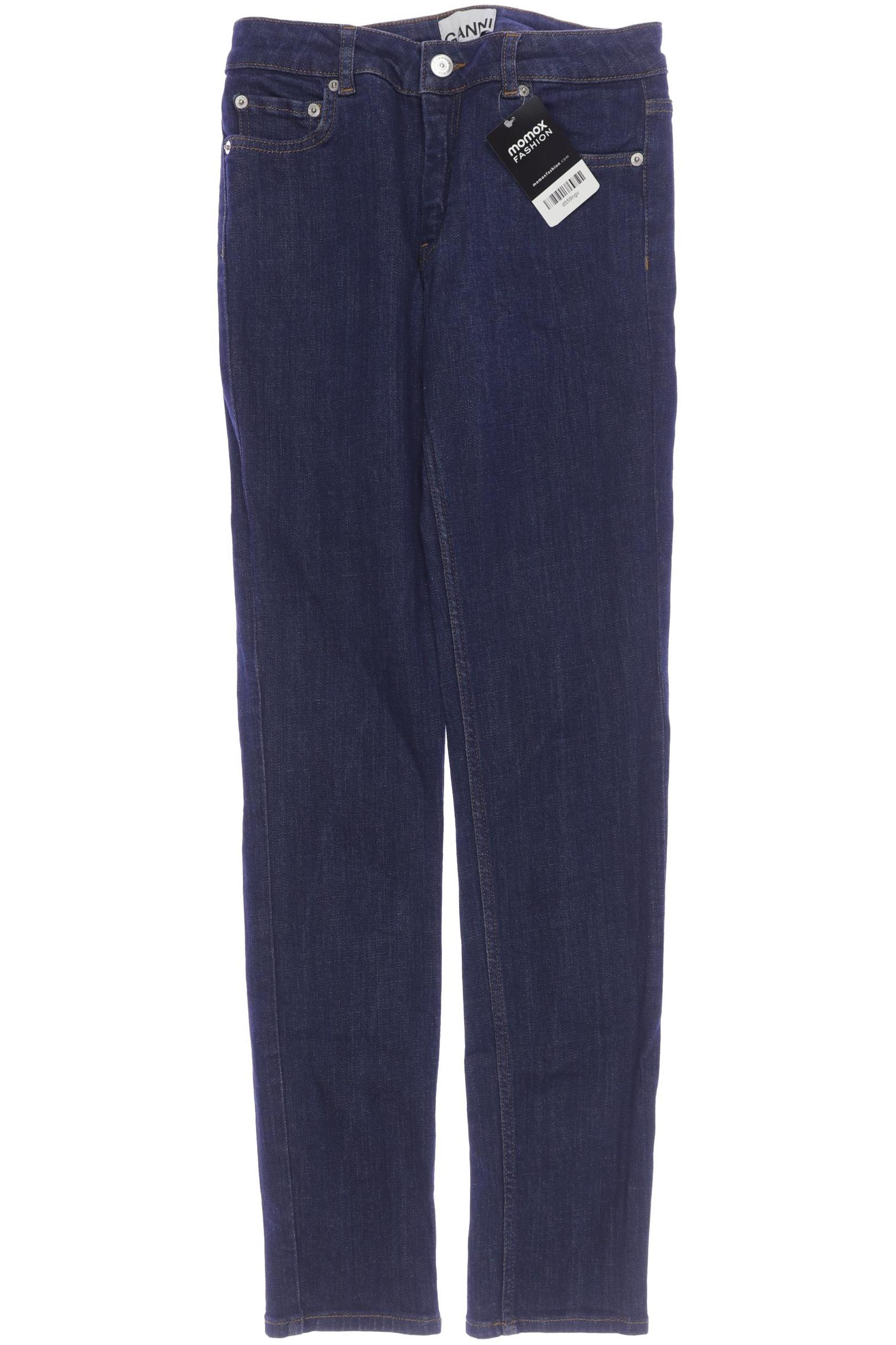 

Ganni Damen Jeans, marineblau, Gr. 28