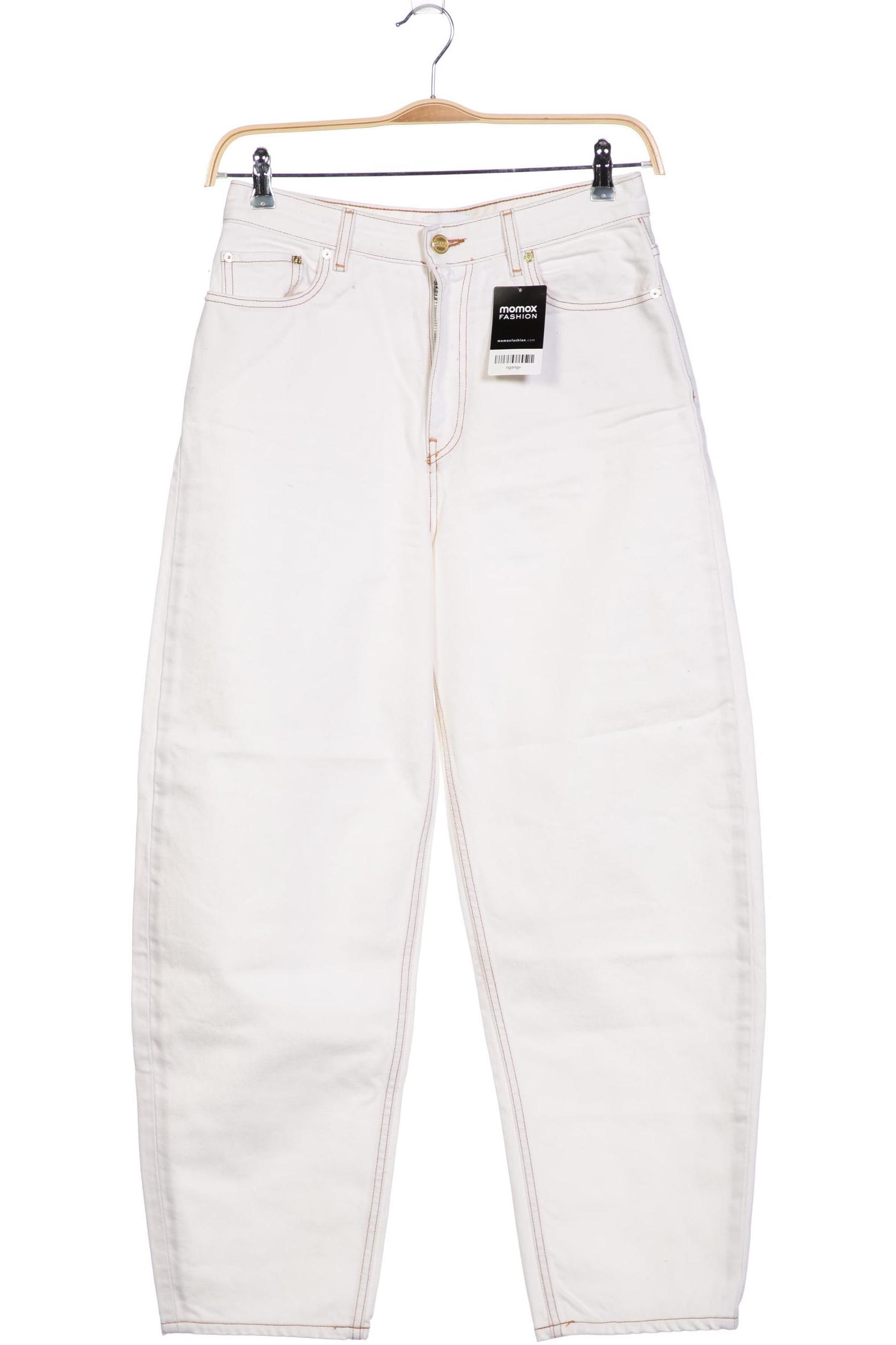 

Ganni Damen Jeans, weiß, Gr. 40