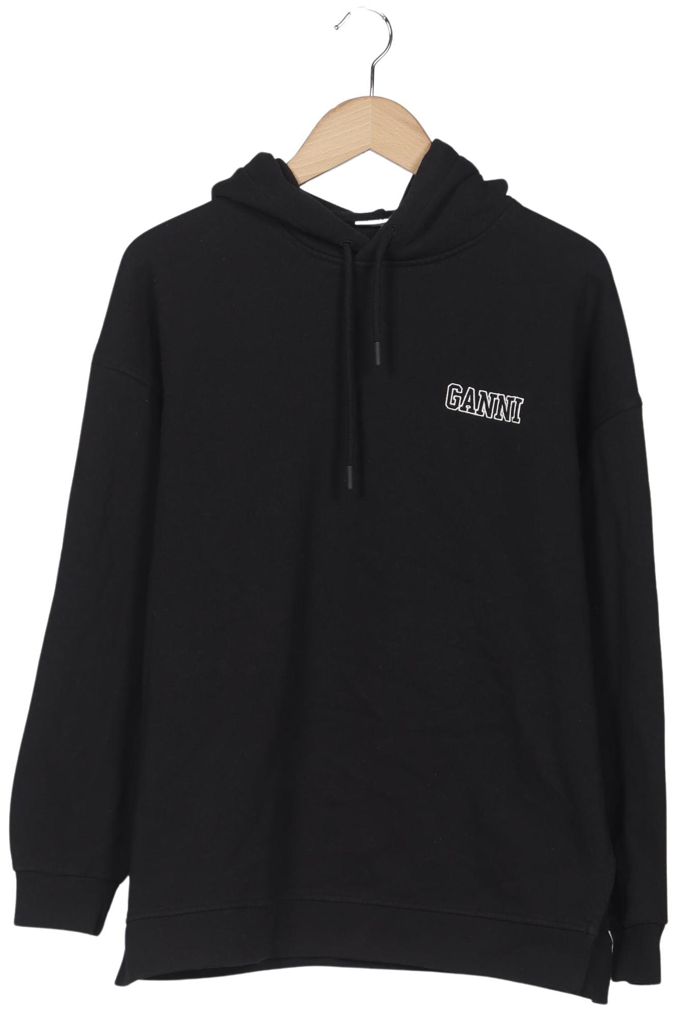 

Ganni Damen Kapuzenpullover, schwarz, Gr. 36