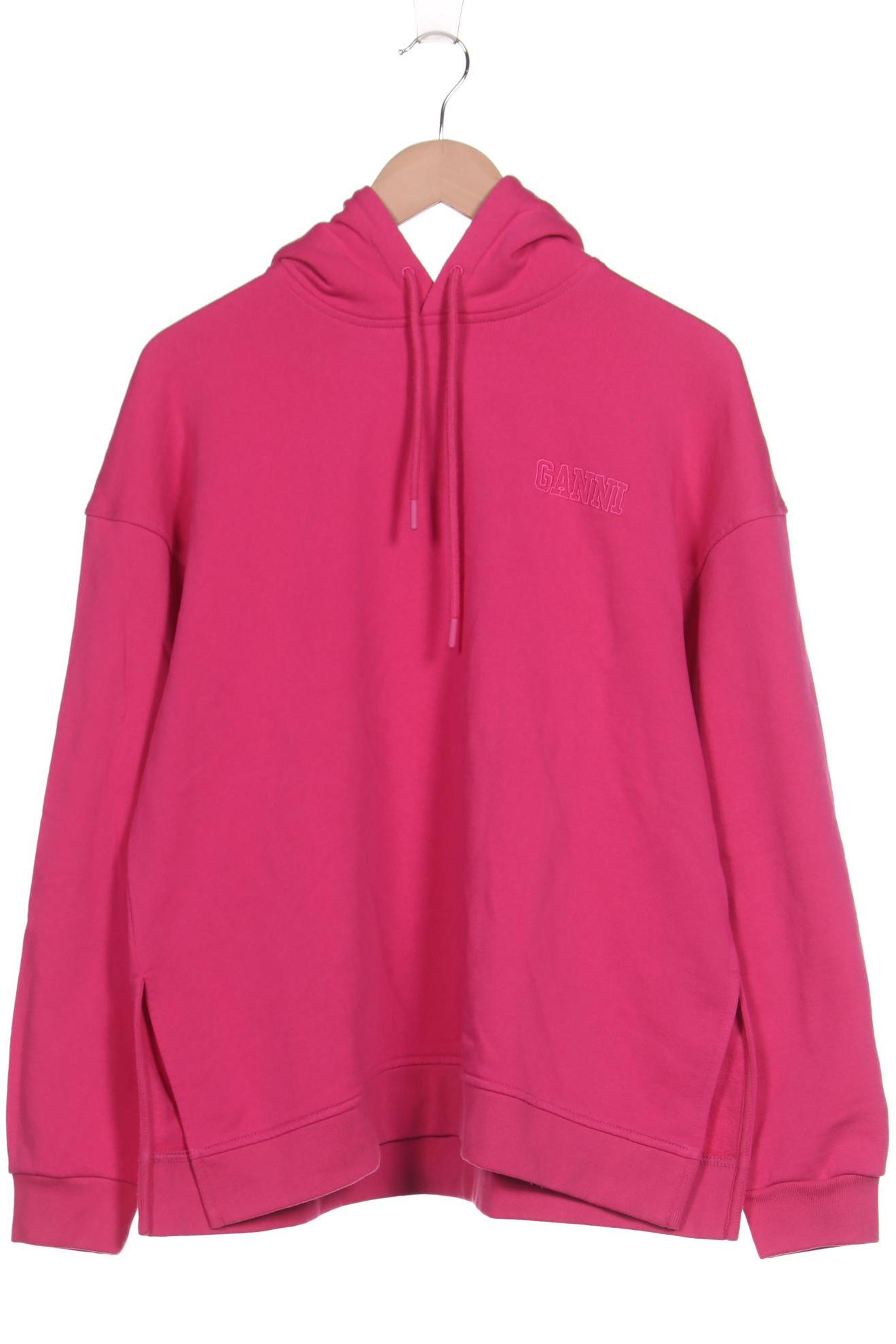 

Ganni Damen Kapuzenpullover, pink, Gr. 36