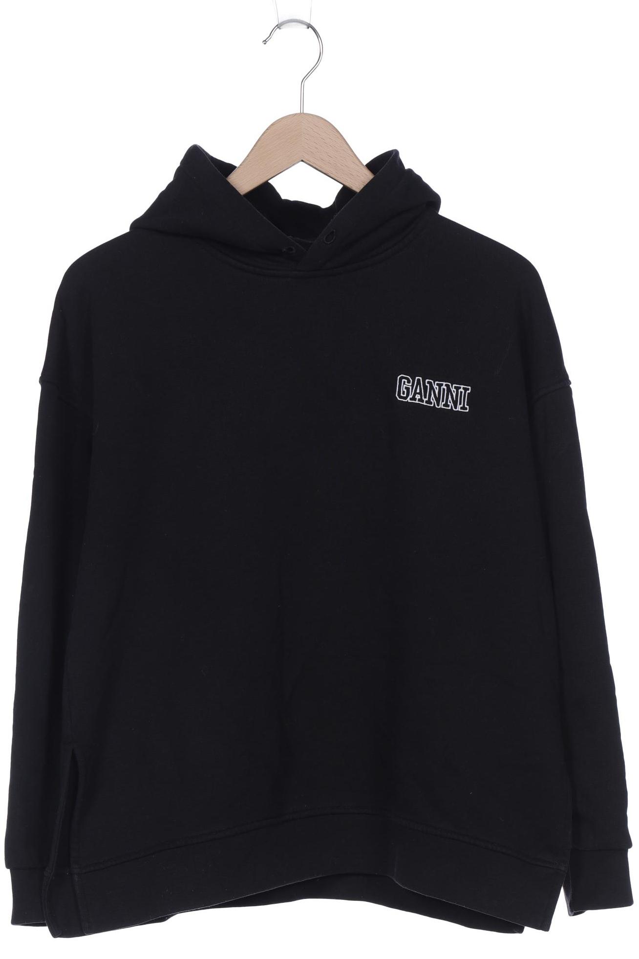 

Ganni Damen Kapuzenpullover, schwarz, Gr. 36