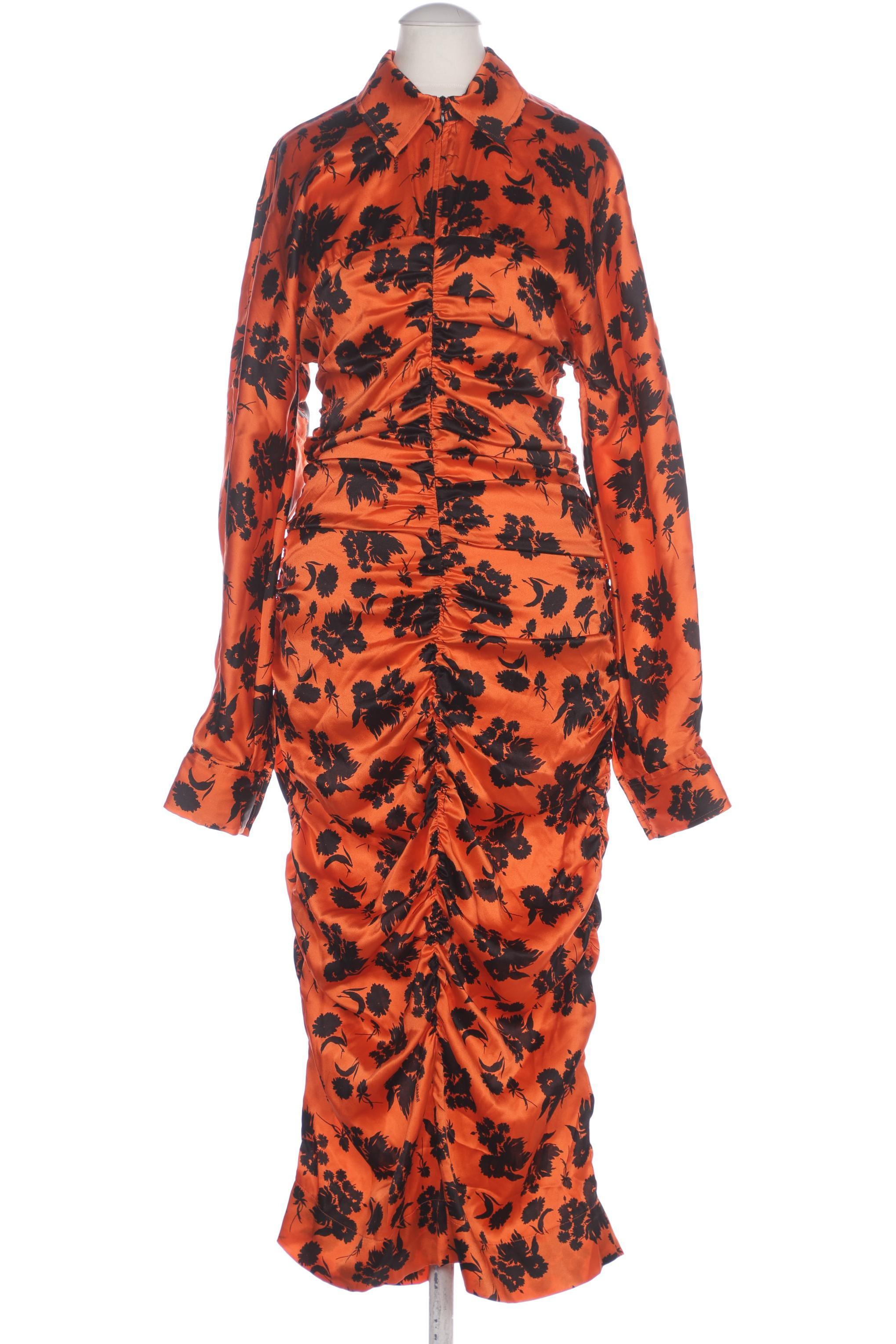 

Ganni Damen Kleid, orange, Gr. 36