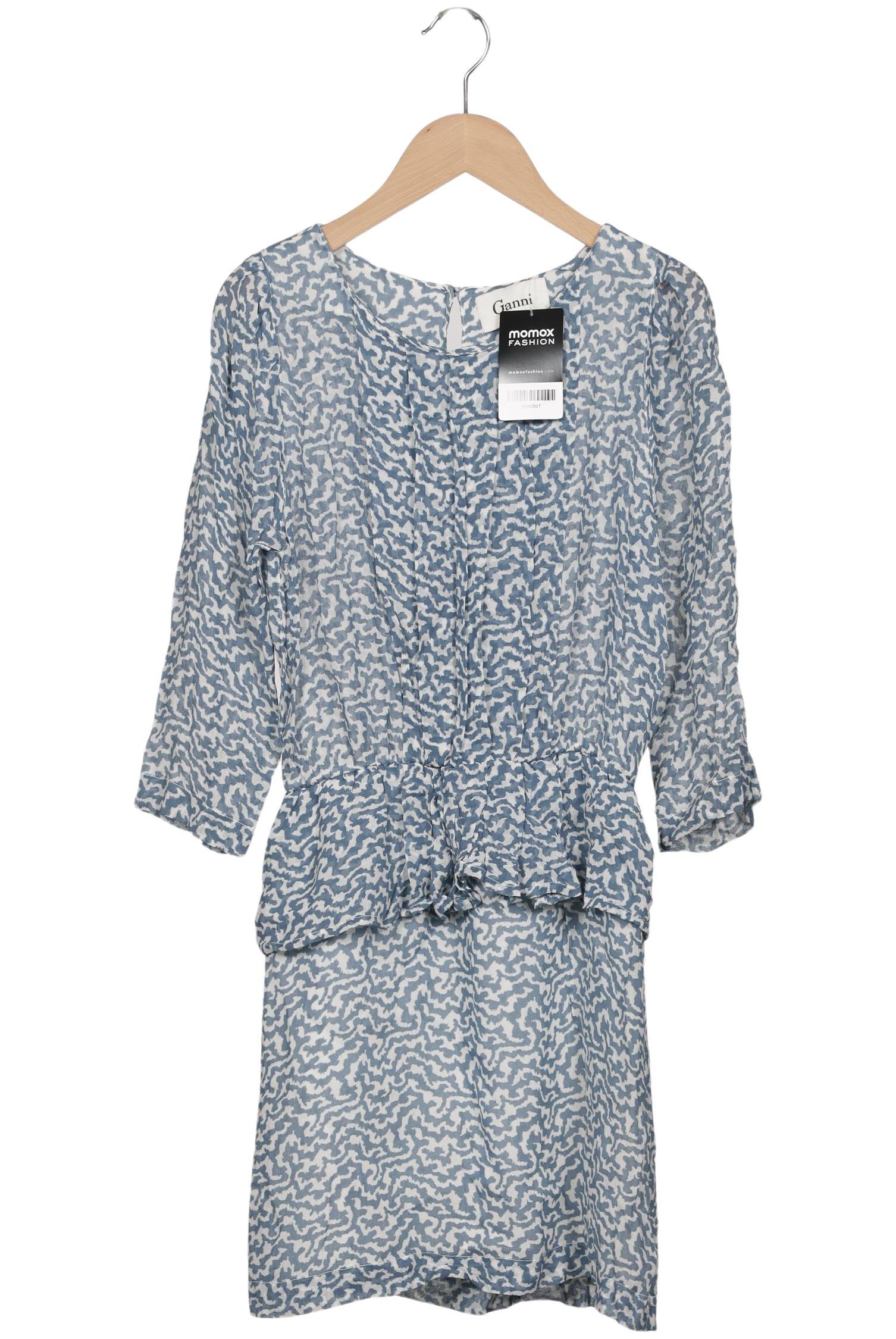 

Ganni Damen Kleid, blau, Gr. 36