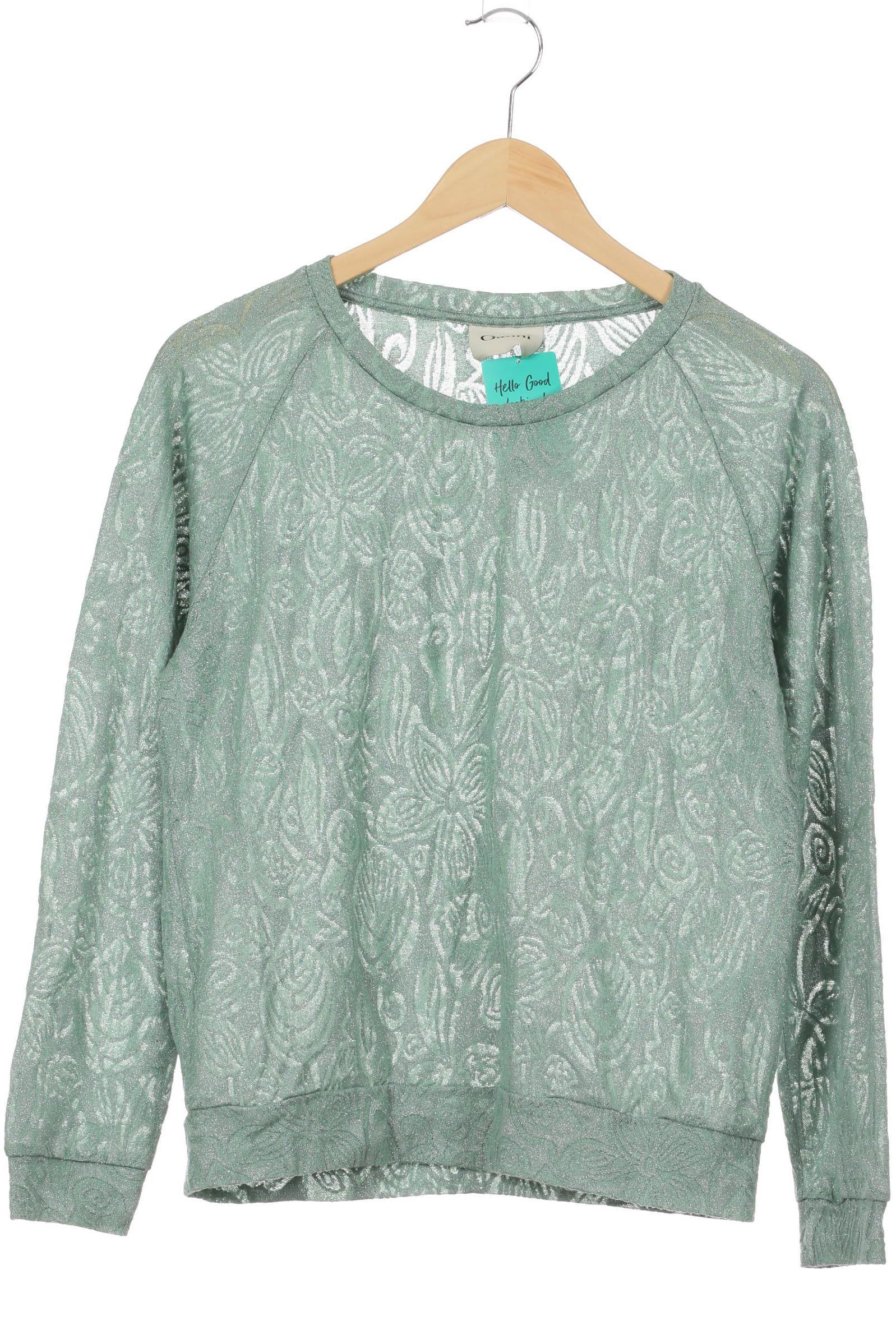 

Ganni Damen Langarmshirt, grün, Gr.