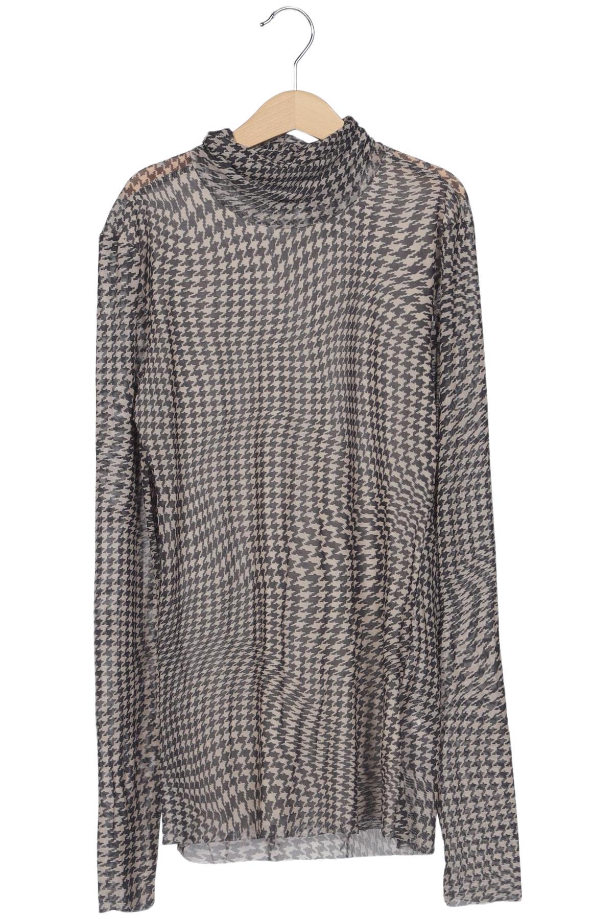 

Ganni Damen Langarmshirt, beige, Gr. 36