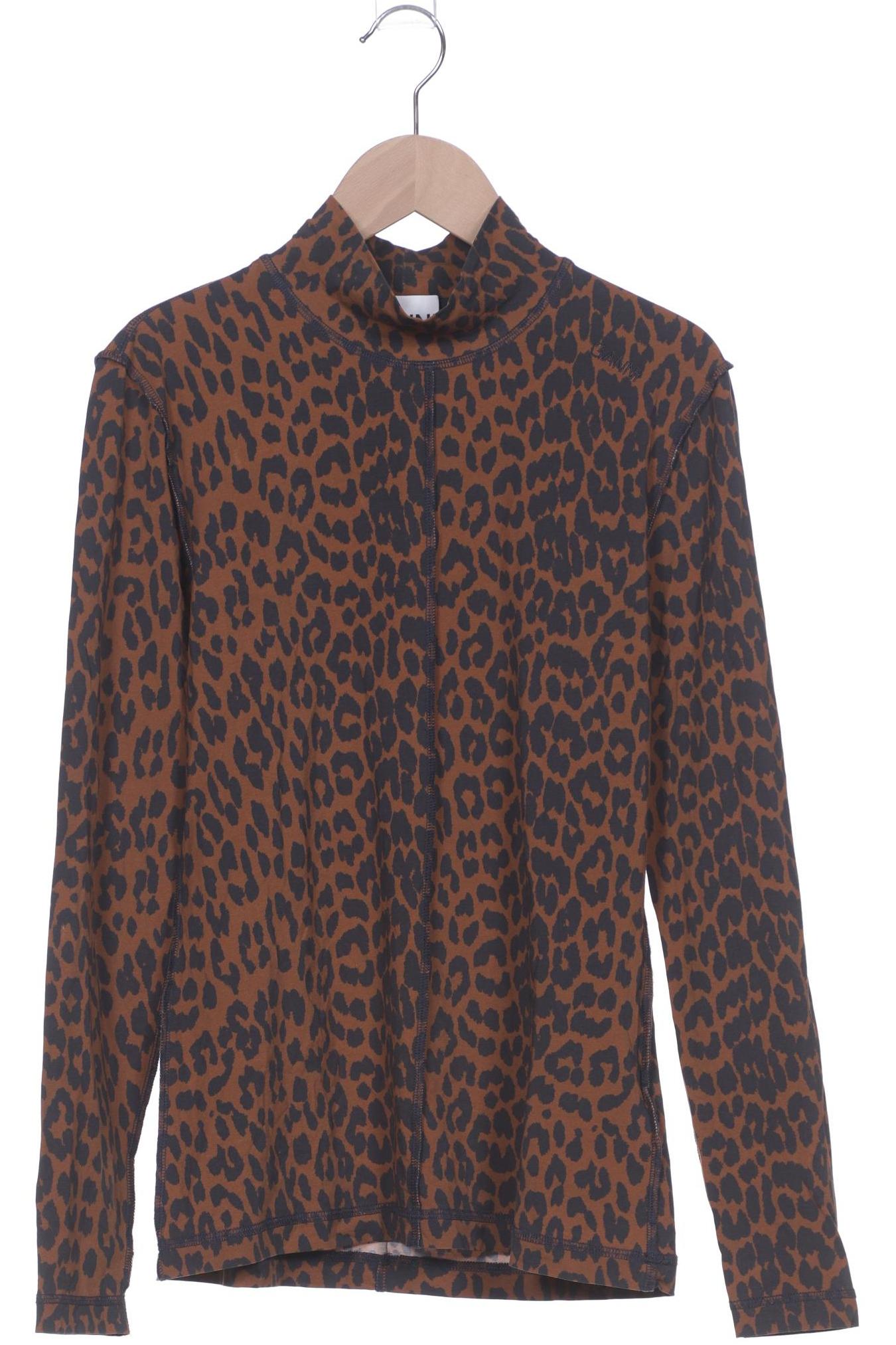 

Ganni Damen Langarmshirt, braun