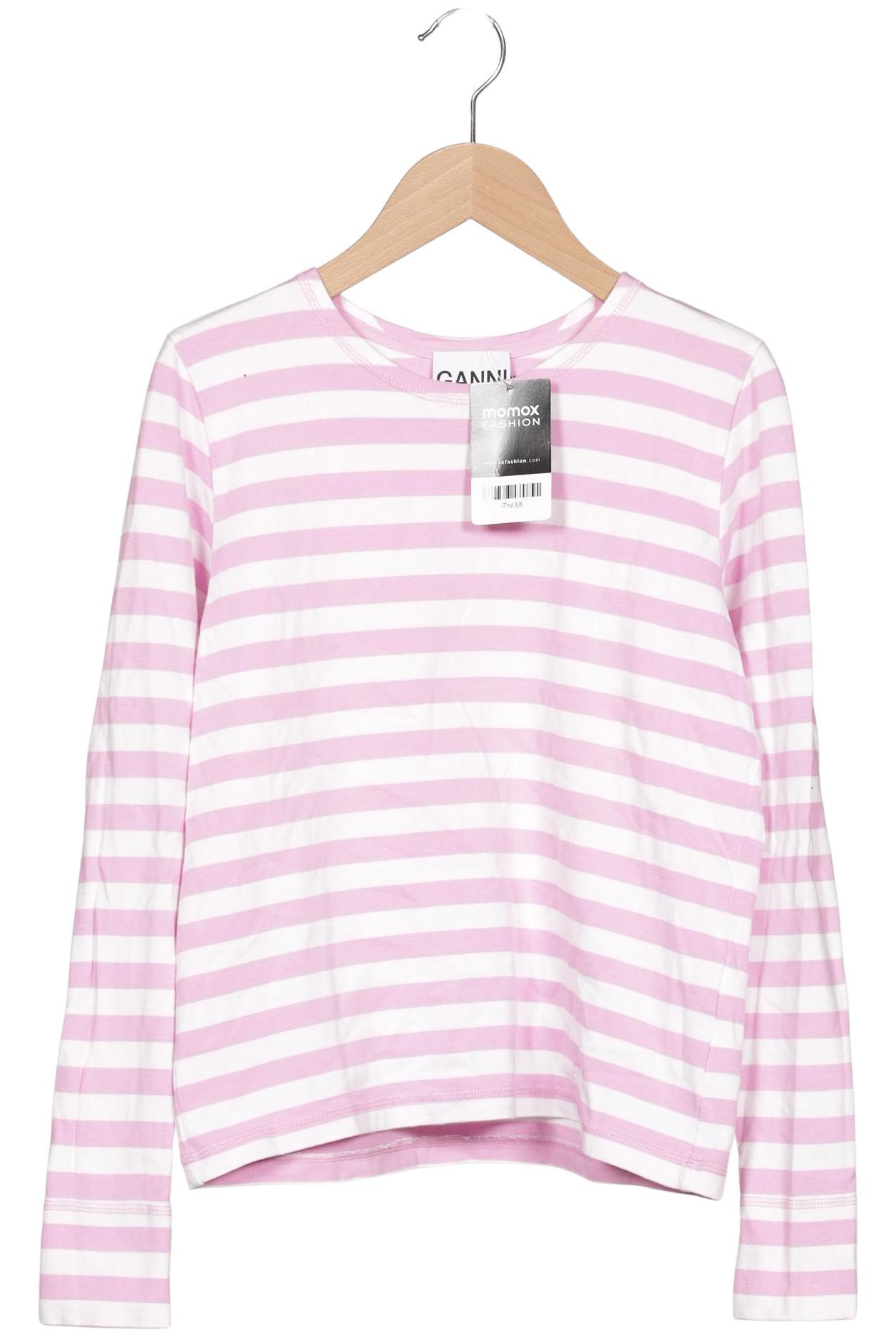 

Ganni Damen Langarmshirt, mehrfarbig, Gr. 34